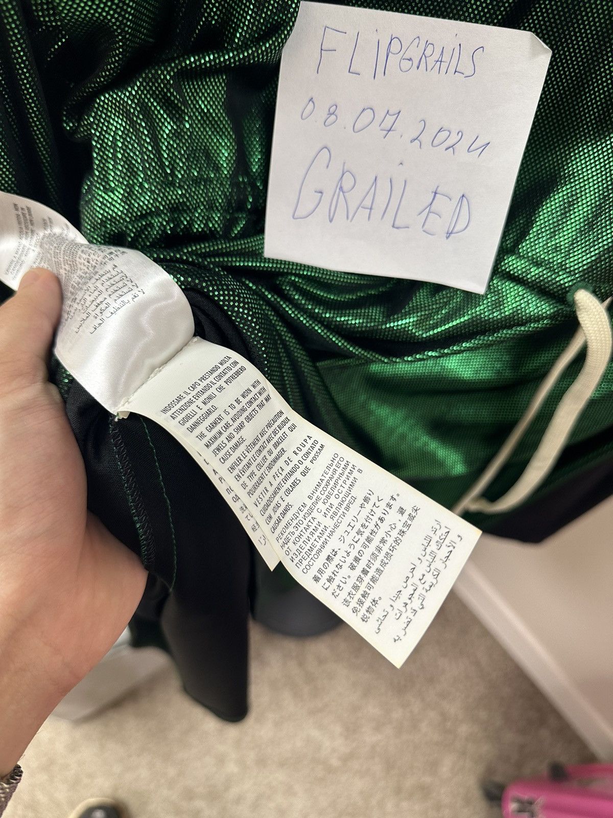 Gucci Gucci Green stripe dress Size XL / US 12-14 / IT 48-50 - 14 Thumbnail