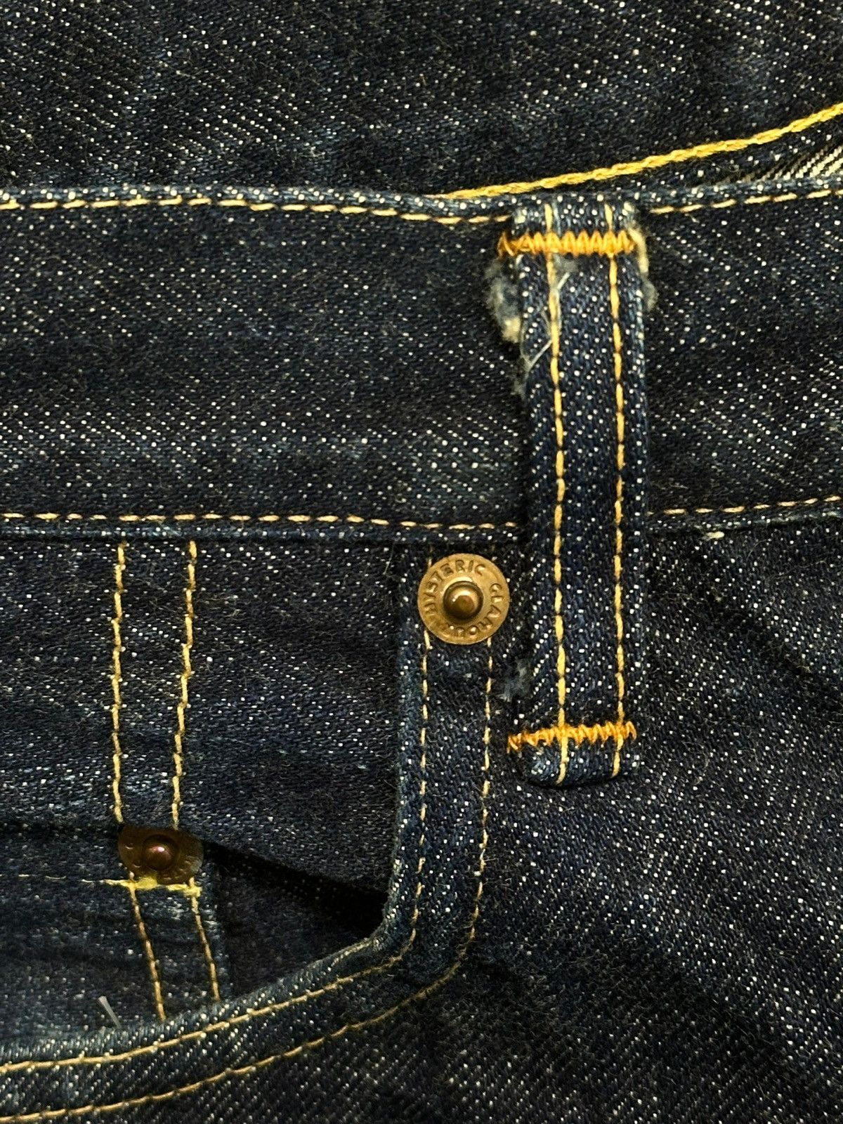 Hysteric Glamour vintage hysteric glamour dark wash selvedge denim jeans. Size US 30 / EU 46 - 12 Thumbnail
