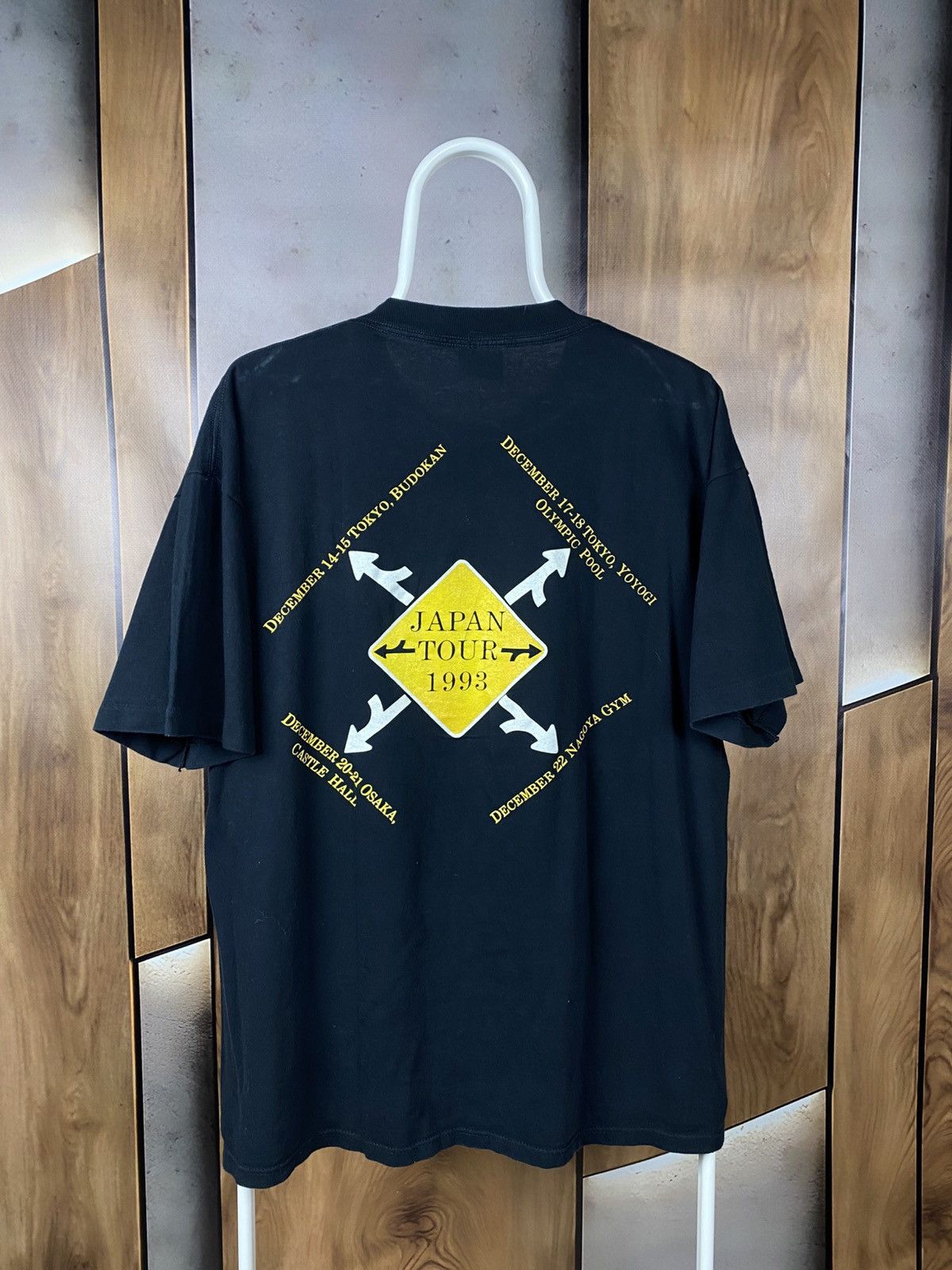 Band Tees 🎸Vintage 1993 T-Shirt Coverdale Page Japan Tour Rock Tee🎸 Size US XL / EU 56 / 4 - 2 Thumbnail