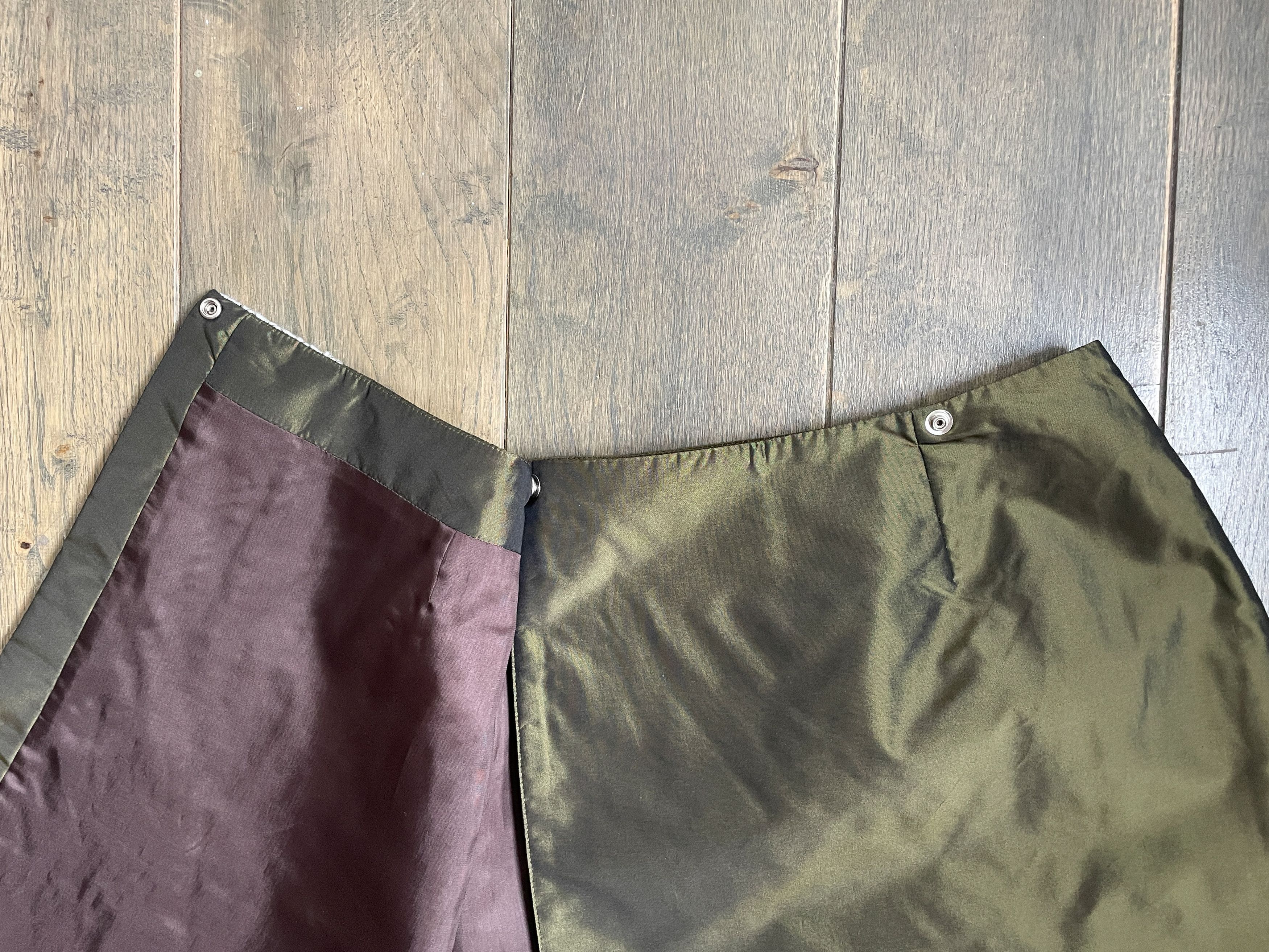 Mugler khaki puffer skirt Size 24" / US 00 / IT 34 - 7 Thumbnail