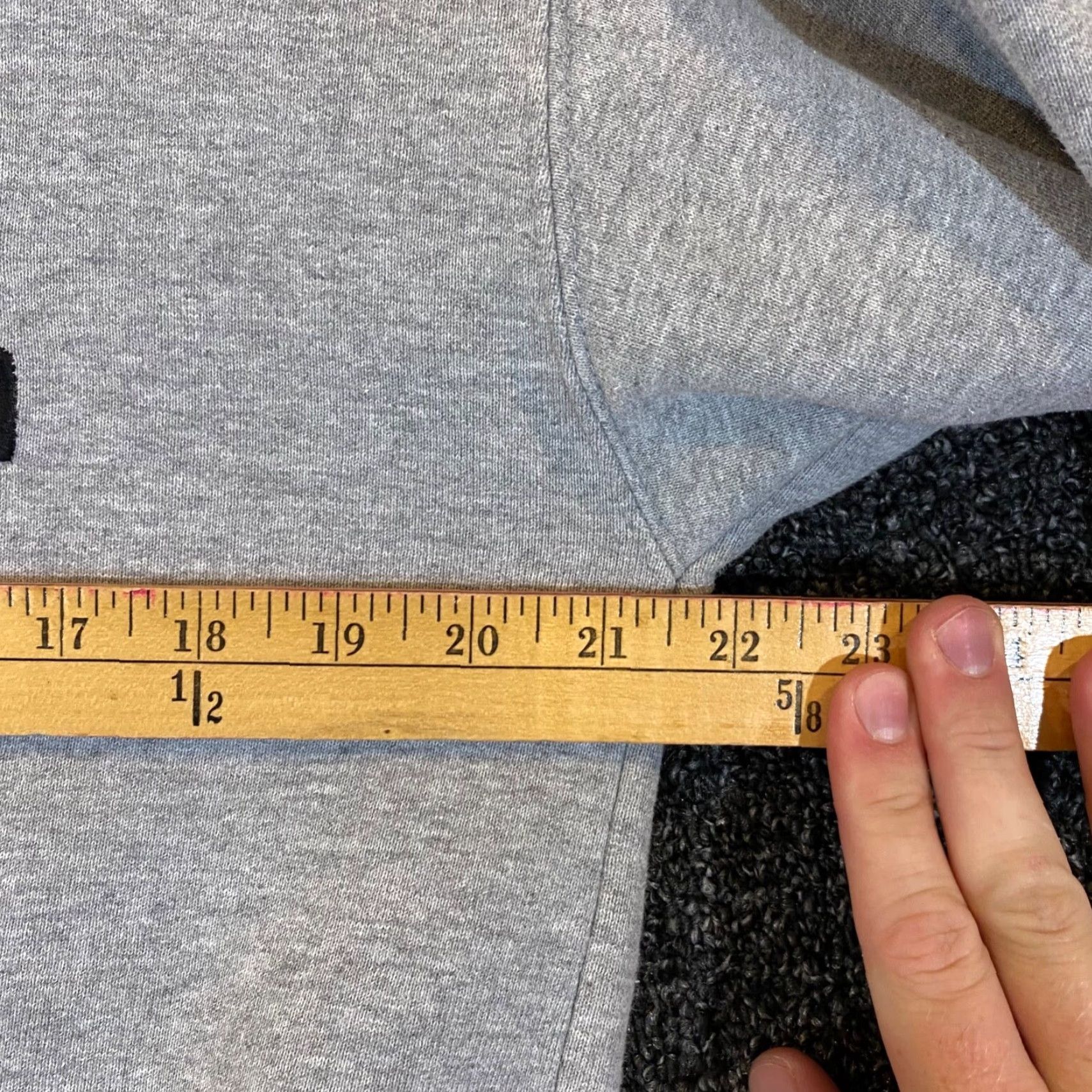 Starter VINTAGE Starter Sweatshirt Mens Medium Gray Black Pullover Spellout Crewneck Long Sleeve Size US M / EU 48-50 / 2 - 6 Thumbnail