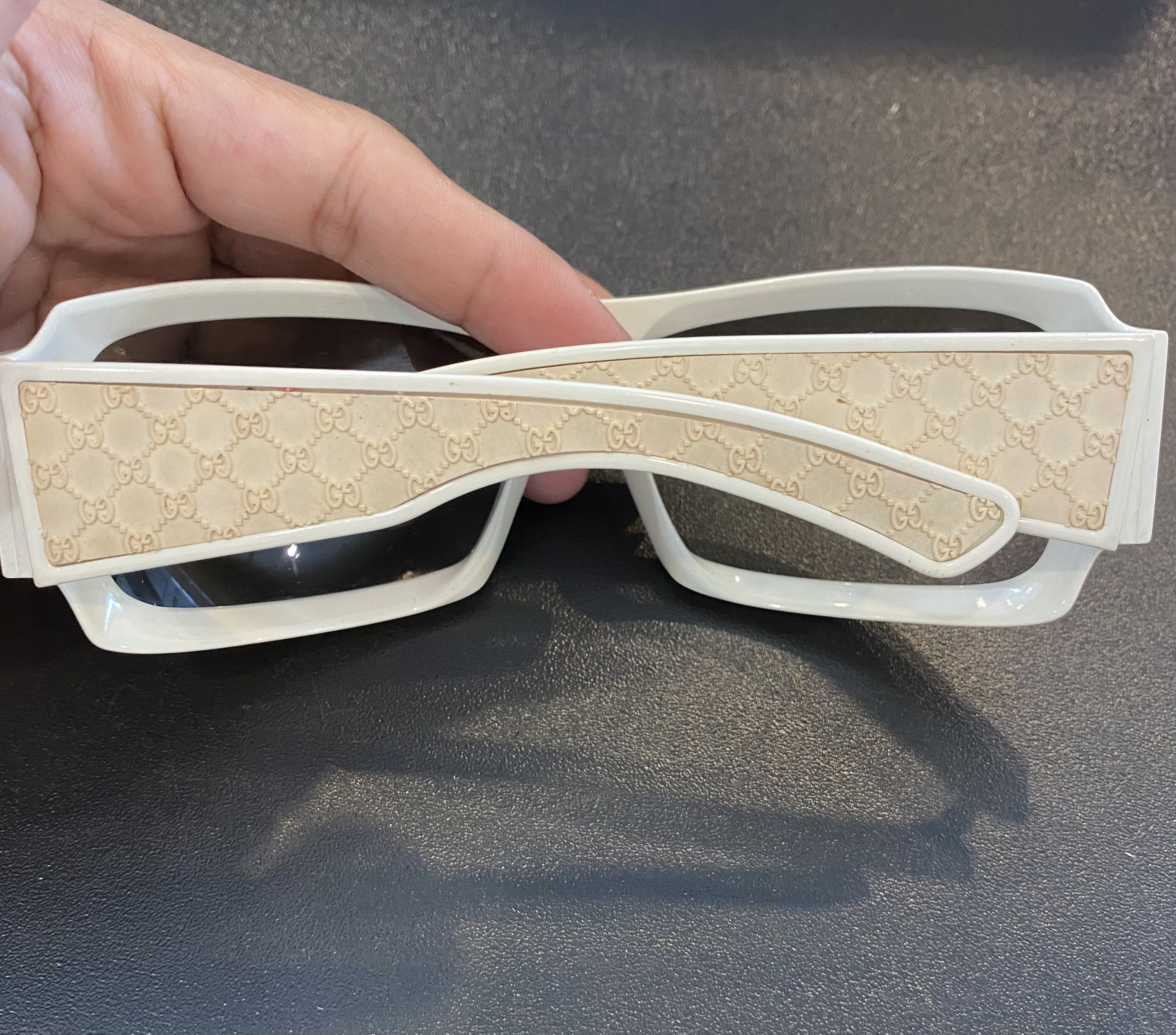 Gucci Gucci GG 1559/S Monogram Sun Glasses White Size ONE SIZE - 2 Thumbnail