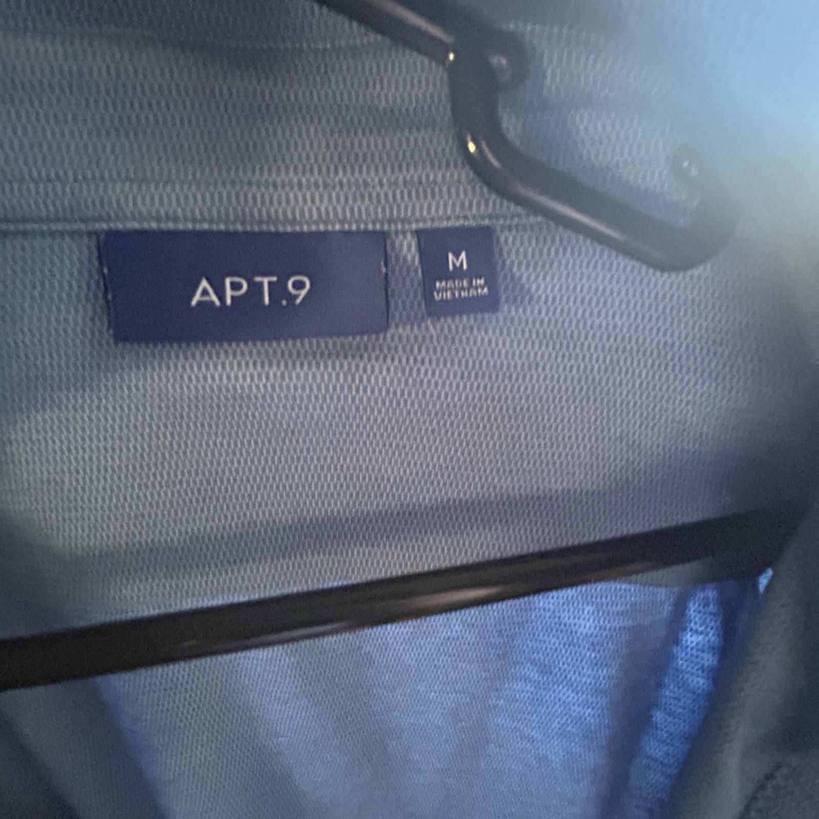 Apt. 9 APT.9 Men's Light Blue Button-Up Shirt - Medium Size US M / EU 48-50 / 2 - 2 Thumbnail