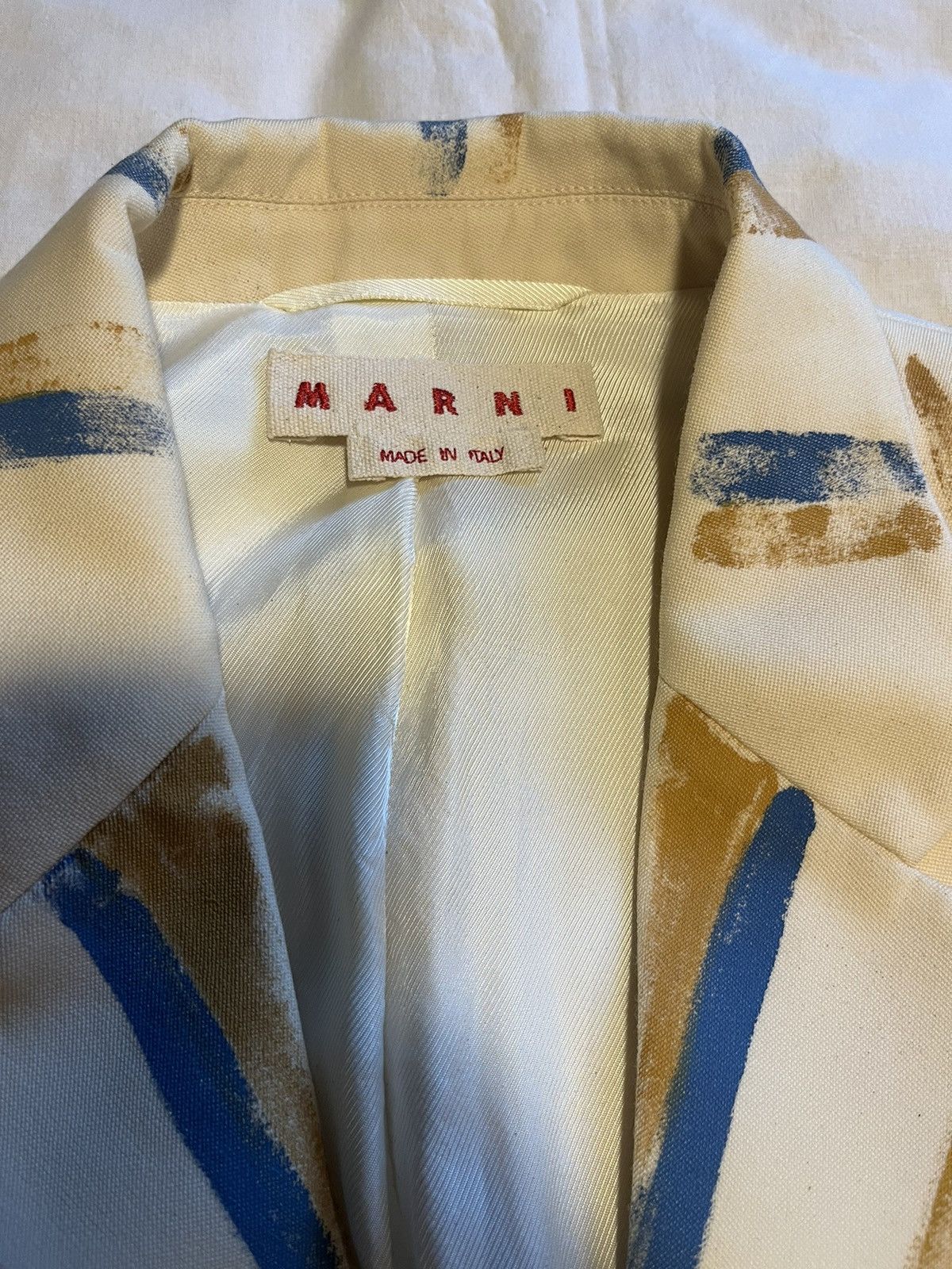 Marni Marni wool hand painted blazer. Size US L / EU 52-54 / 3 - 2 Thumbnail