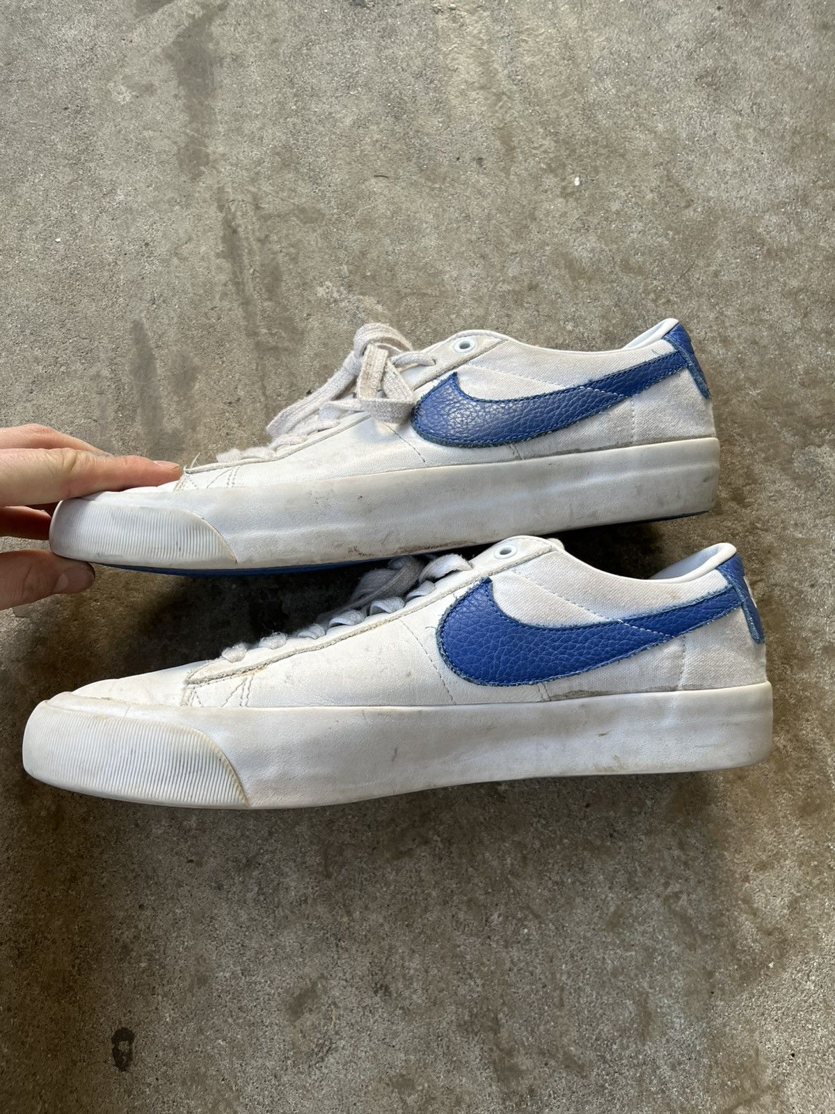 Nike Nike SB Zoom Blazer Low ISO Orange Label White / Blue Size US 9.5 / EU 42-43 - 3 Thumbnail