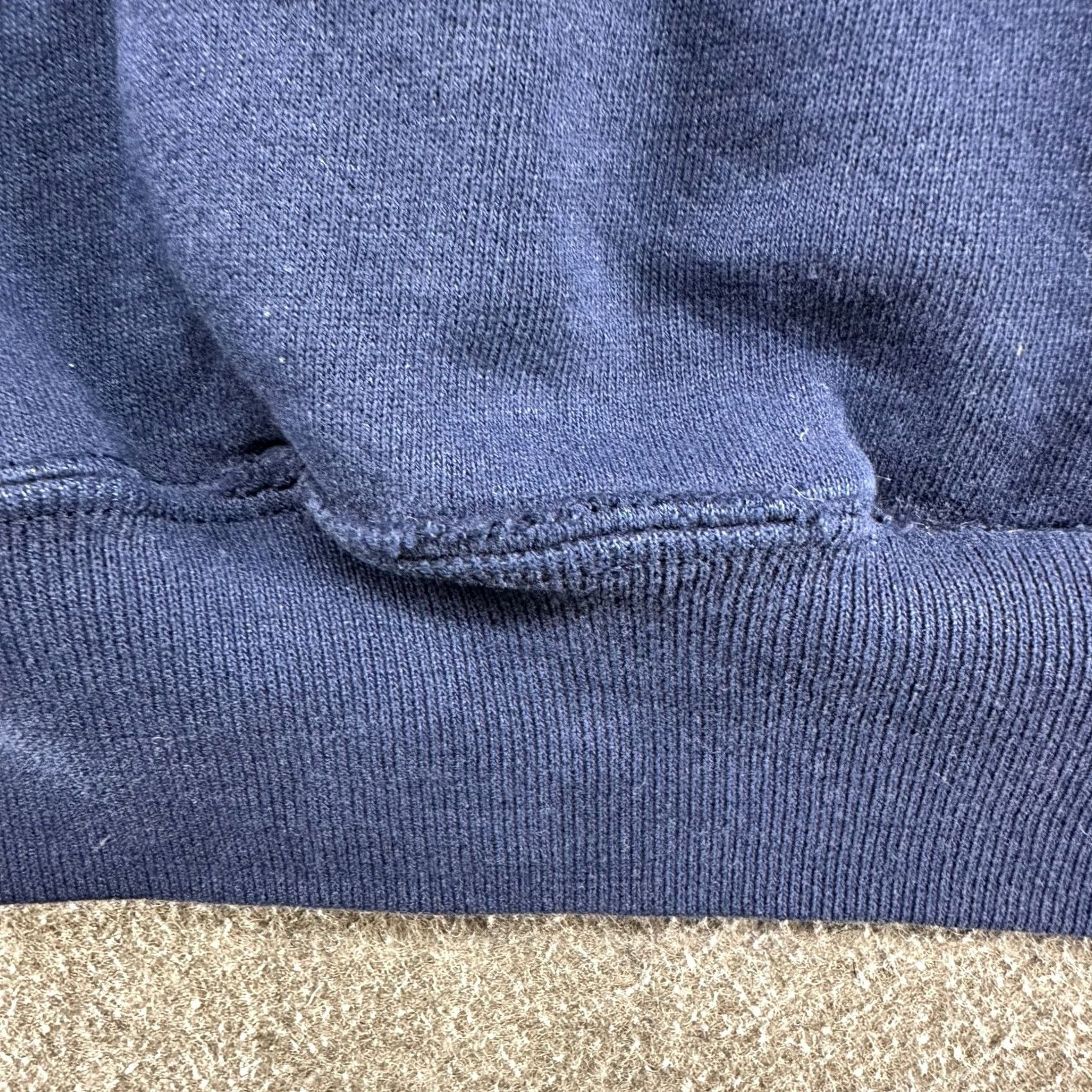 Russell Athletic VINTAGE Russell Hoodie Mens 2XL Blue Navy Pullover Cotton Blend Boxy Y2K Size US XXL / EU 58 / 5 - 6 Thumbnail