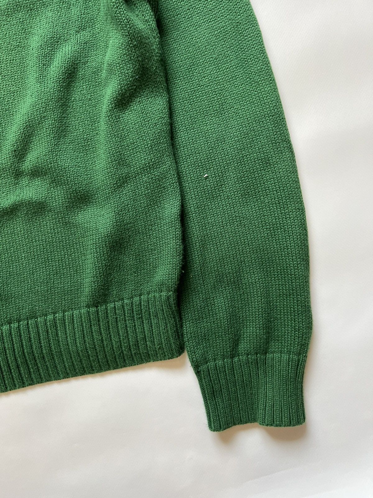 Polo Ralph Lauren Polo Ralph Lauren Green Knitted Crewneck Sweater Size US XXL / EU 58 / 5 - 4 Thumbnail