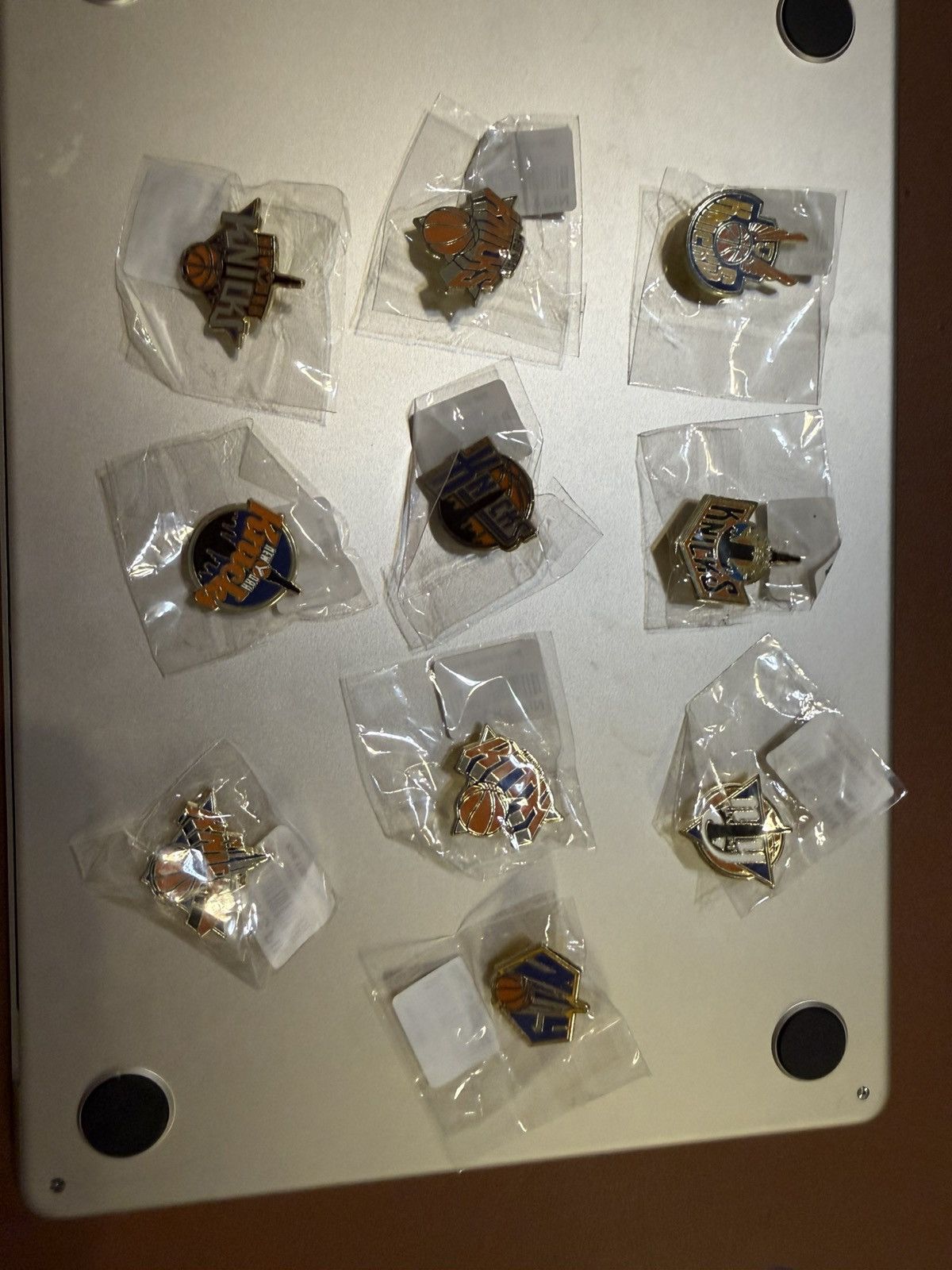 Lot of 10 New York Knicks NYK Kith Metal Lapel Pins