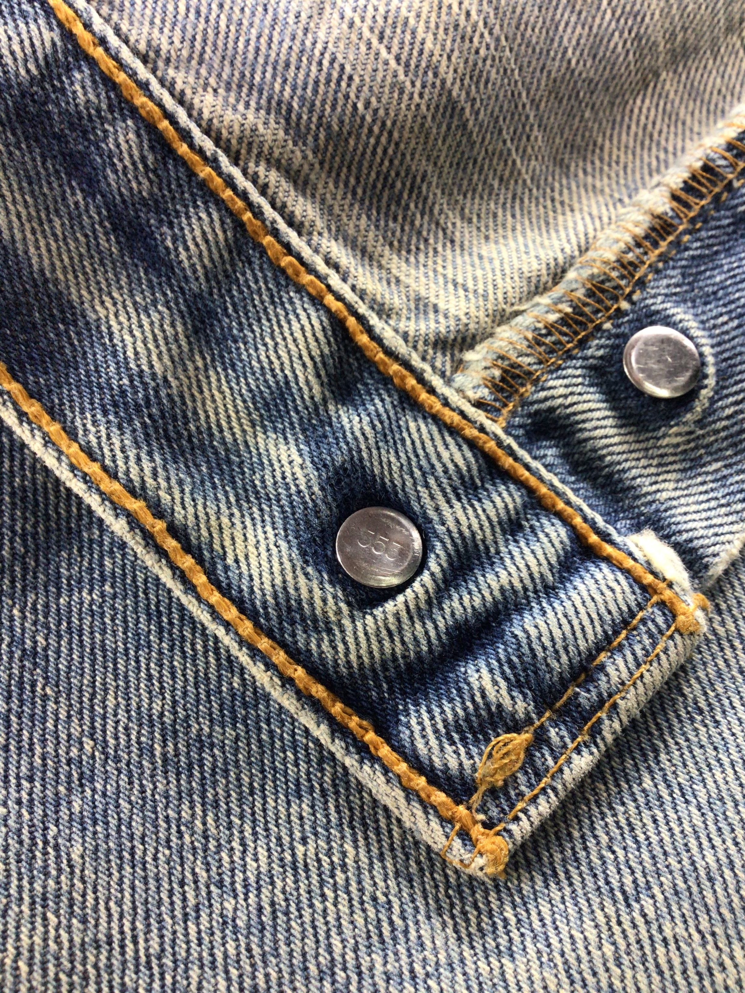 Levi's Vintage 90s Levis 501 Jeans-J681 Size US 35 - 9 Thumbnail