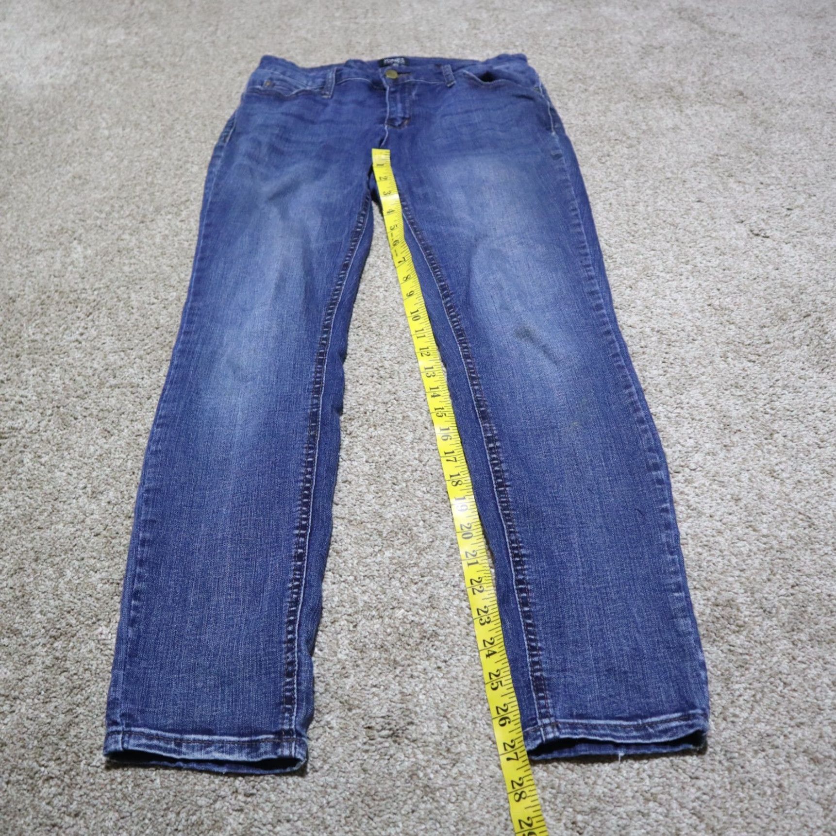Jones New York Jones New York Lexington Jeans Slim Mid Rise Blue 2 Women Adult Regular 2 Blue Denim Stretch Slim Women's Jeans 90s Designer Style Comfort Size 26" / US 2 / IT 38 - 5 Thumbnail