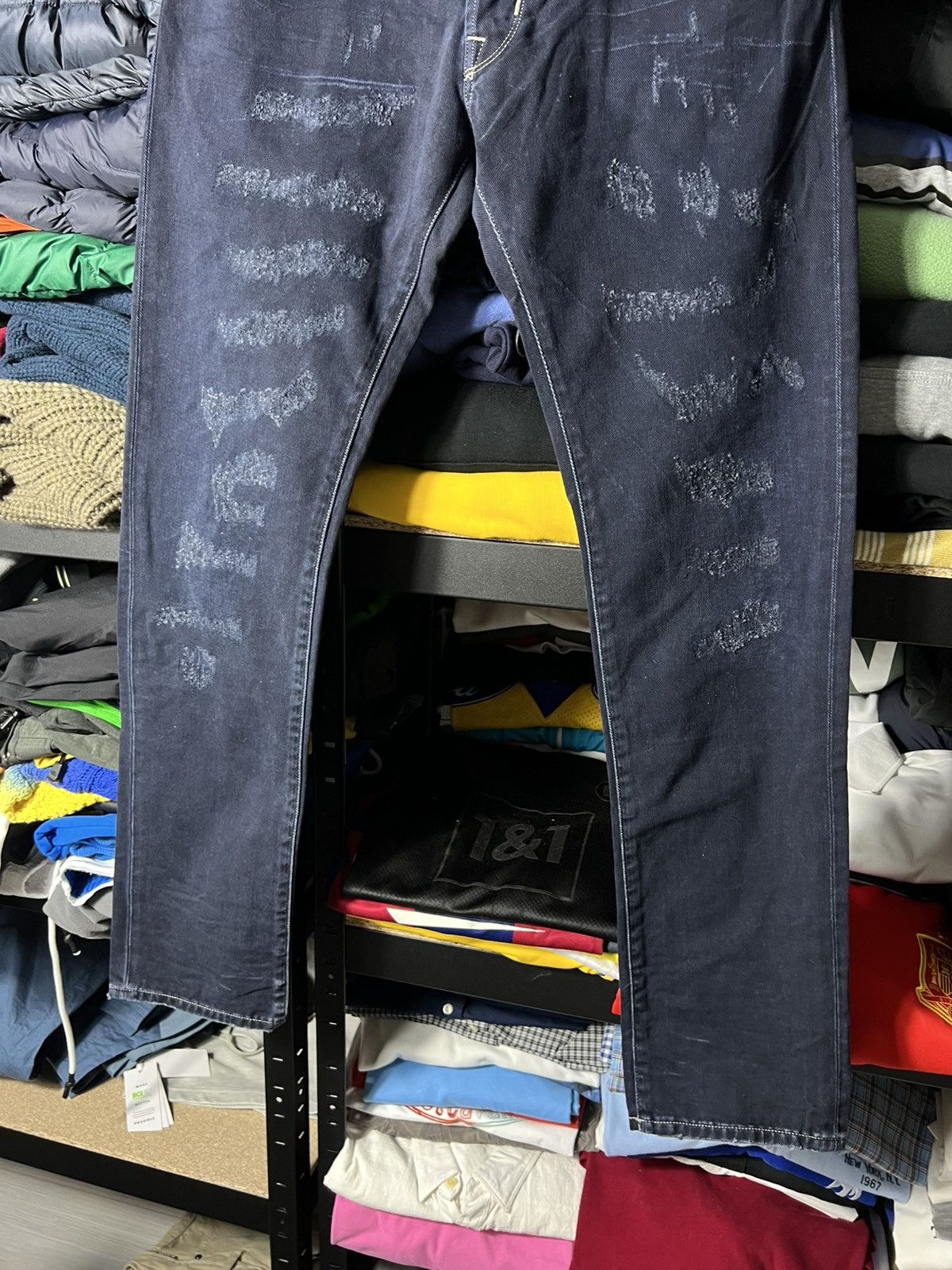 Jacob Cohen Jacob Cohen Premium Edition Denim Jeans Distressed Dark Blue Size US 32 / EU 48 - 12 Thumbnail