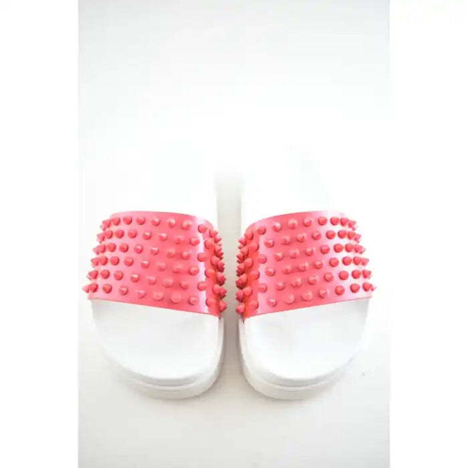 Christian Louboutin Christian Louboutin Pool Fun Donna Flat Pink White Platform Size US 9.5 / IT 39.5 - 7 Thumbnail
