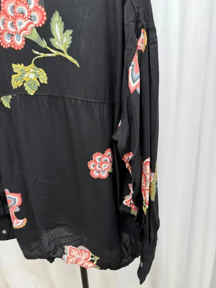 Yohji Yamamoto Sz 3 Yohji Yamamoto Y's Flower Print Shirt Size US L / EU 52-54 / 3 - 5 Thumbnail