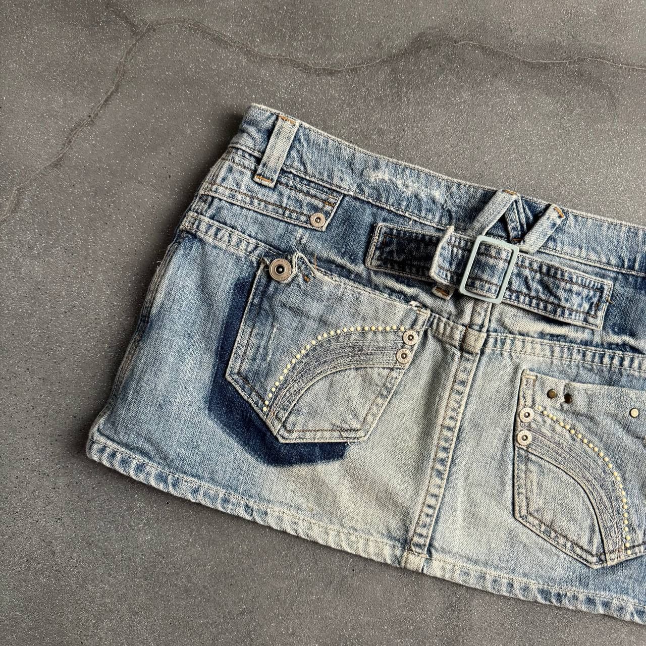 Japanese Brand × Vintage Amazing 2000's Aesthetic Y2K Super Sexy Mini Skirt Size 32" / US 10 / IT 46 - 3 Thumbnail