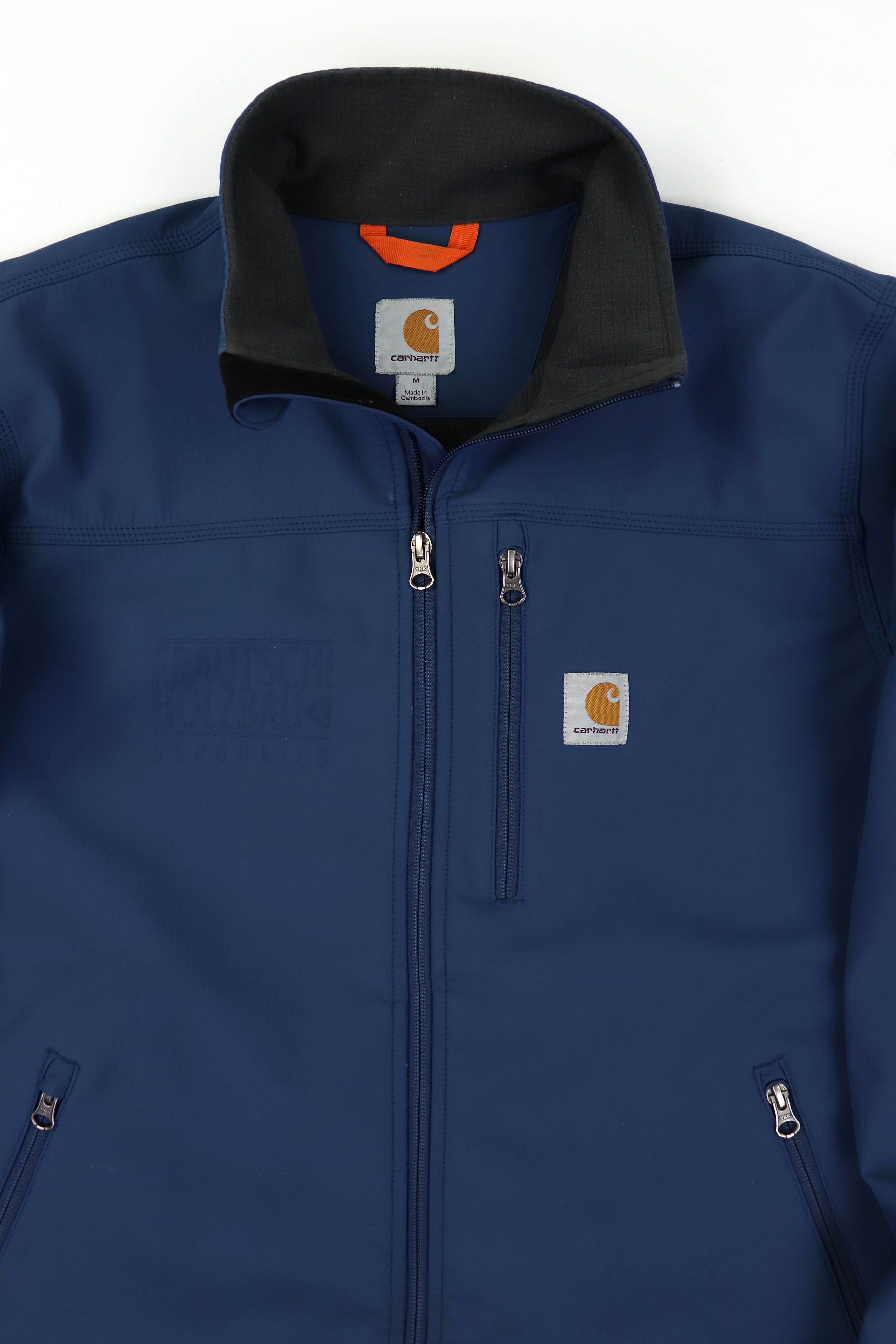 Carhartt Carhartt Distressed Blue Soft Shell Denwood Zip Work Jacket Size US M / EU 48-50 / 2 - 3 Thumbnail