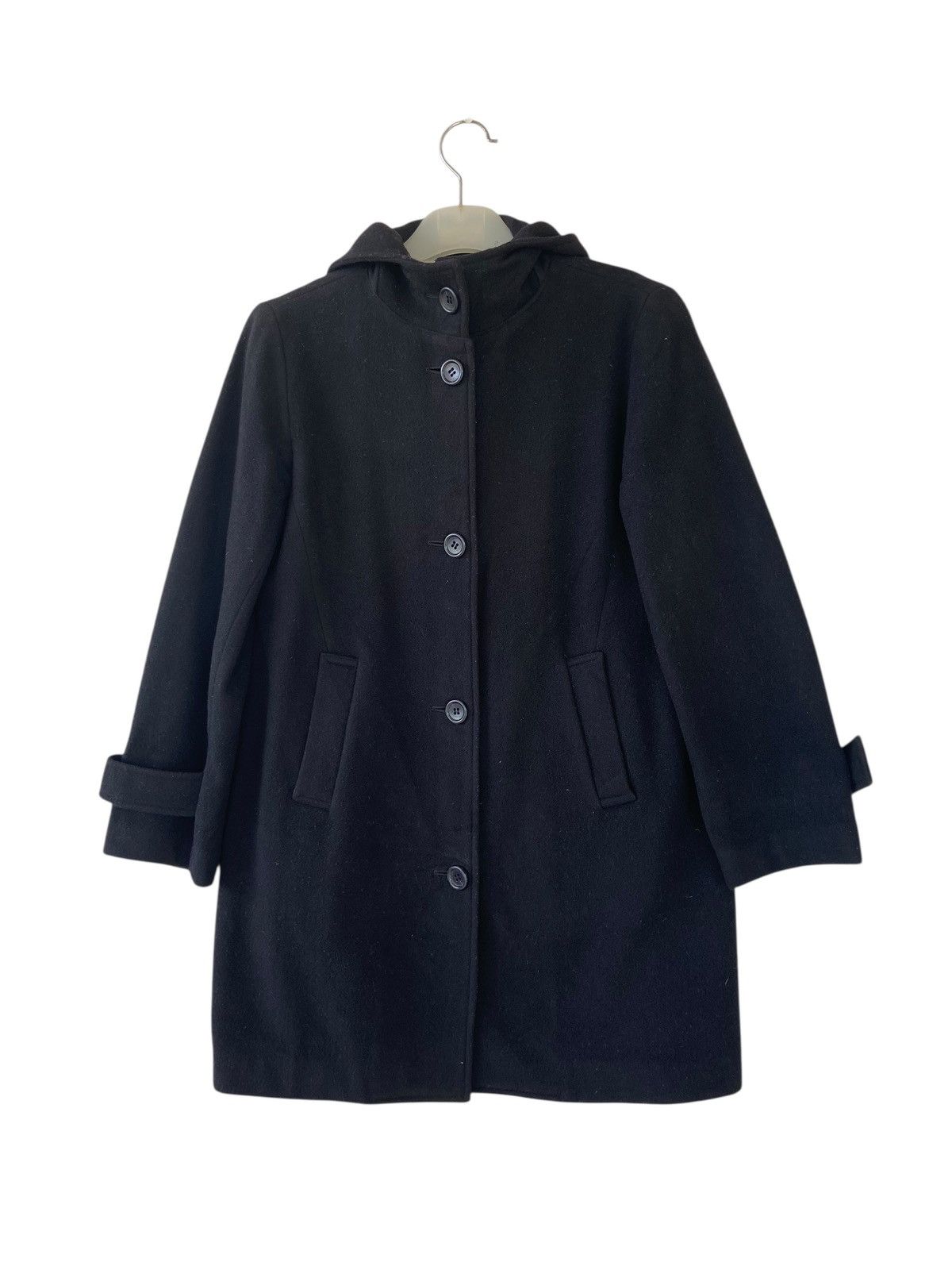 Japanese Brand Yohji Yamamoto iWish Hooded Coat Black Minimalist Jacket Size M / US 6-8 / IT 42-44 - 1 Thumbnail