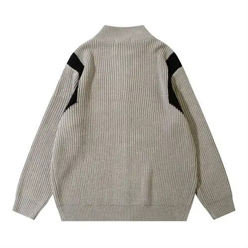 VIBE GrayFull Zip Star Knit Sweater Size US L / EU 52-54 / 3 - 2 Thumbnail