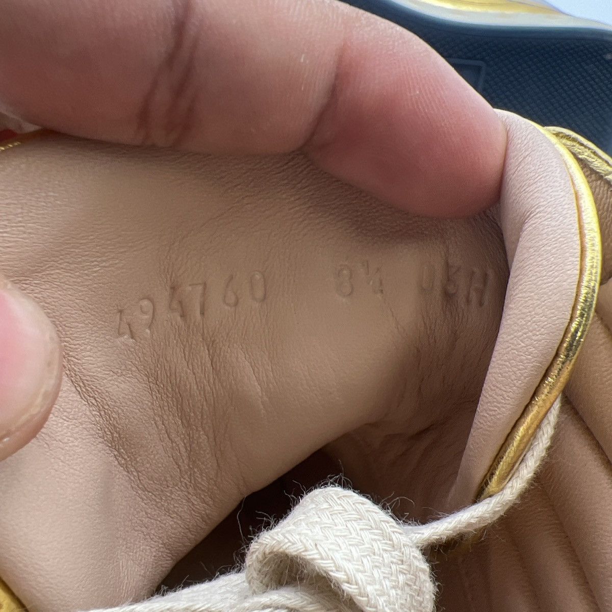 Gucci Gucci leather high metallic gold Size US 8.5 / EU 41-42 - 8 Thumbnail