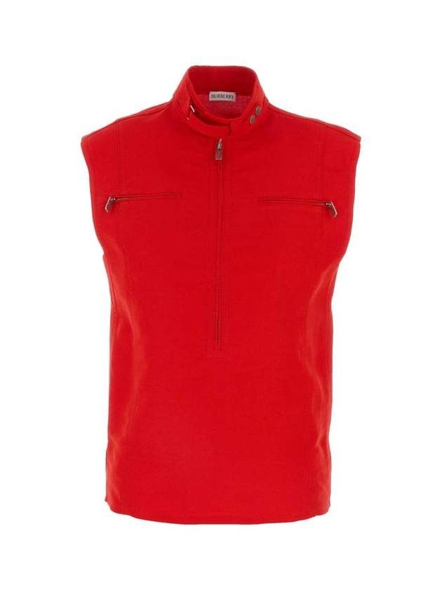 Burberry o1w1db10326 Canvas Vest in Red Size M / US 6-8 / IT 42-44 - 1 Preview