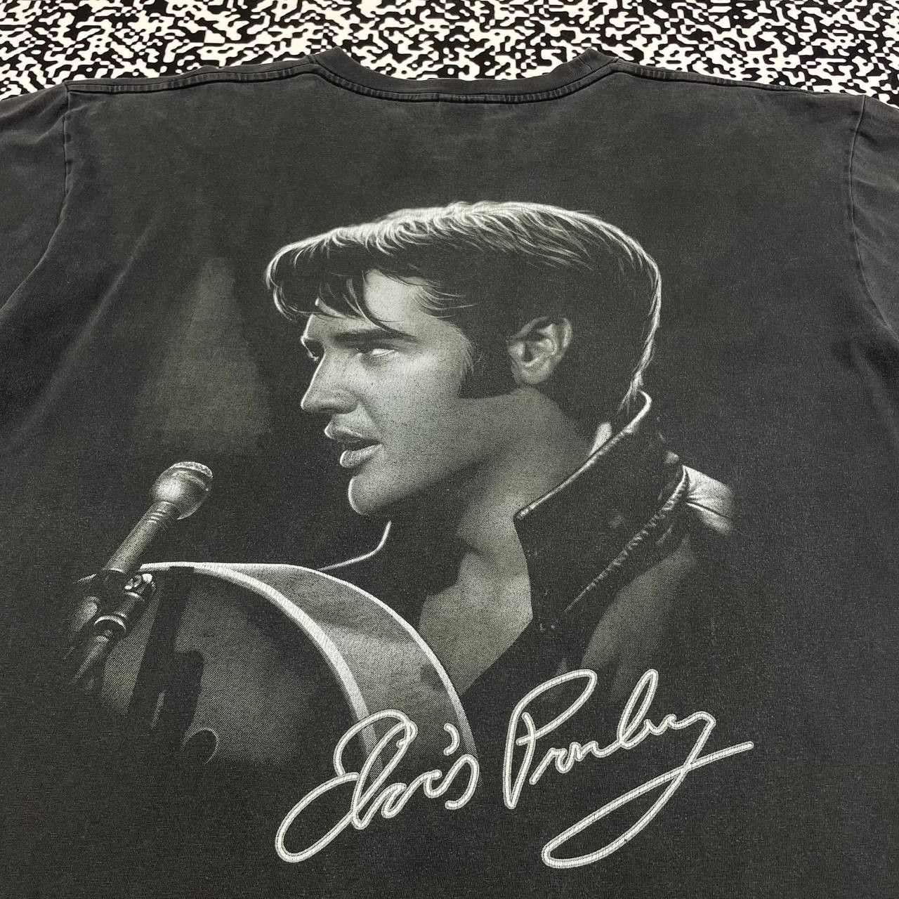 Band Tees Vintage 00s Elvis Presley Band Rock Faded Boxy T-shirt Y2K Size US XL / EU 56 / 4 - 14 Thumbnail