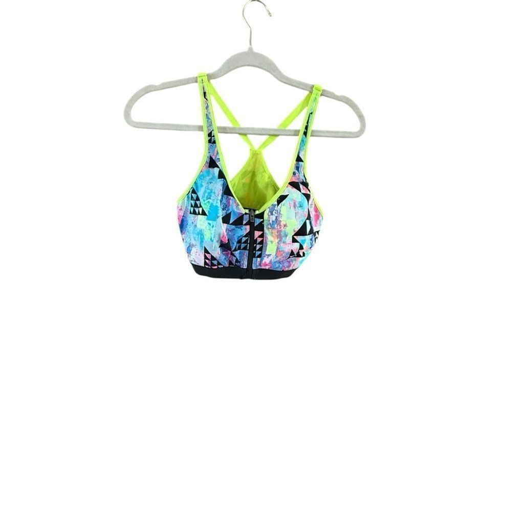 Victoria's Secret Victoria's Secret Neon Multi-Color Sports Bra Size ONE SIZE - 2 Thumbnail