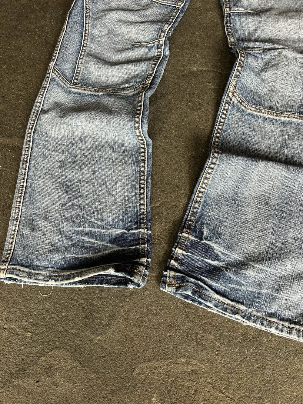 If Six Was Nine × Japanese Brand × Vintage 💥 JUNYA WATANABE BALENCIAGA STYLE DISTRESSED JEANS y2k Size US 30 / EU 46 - 6 Thumbnail