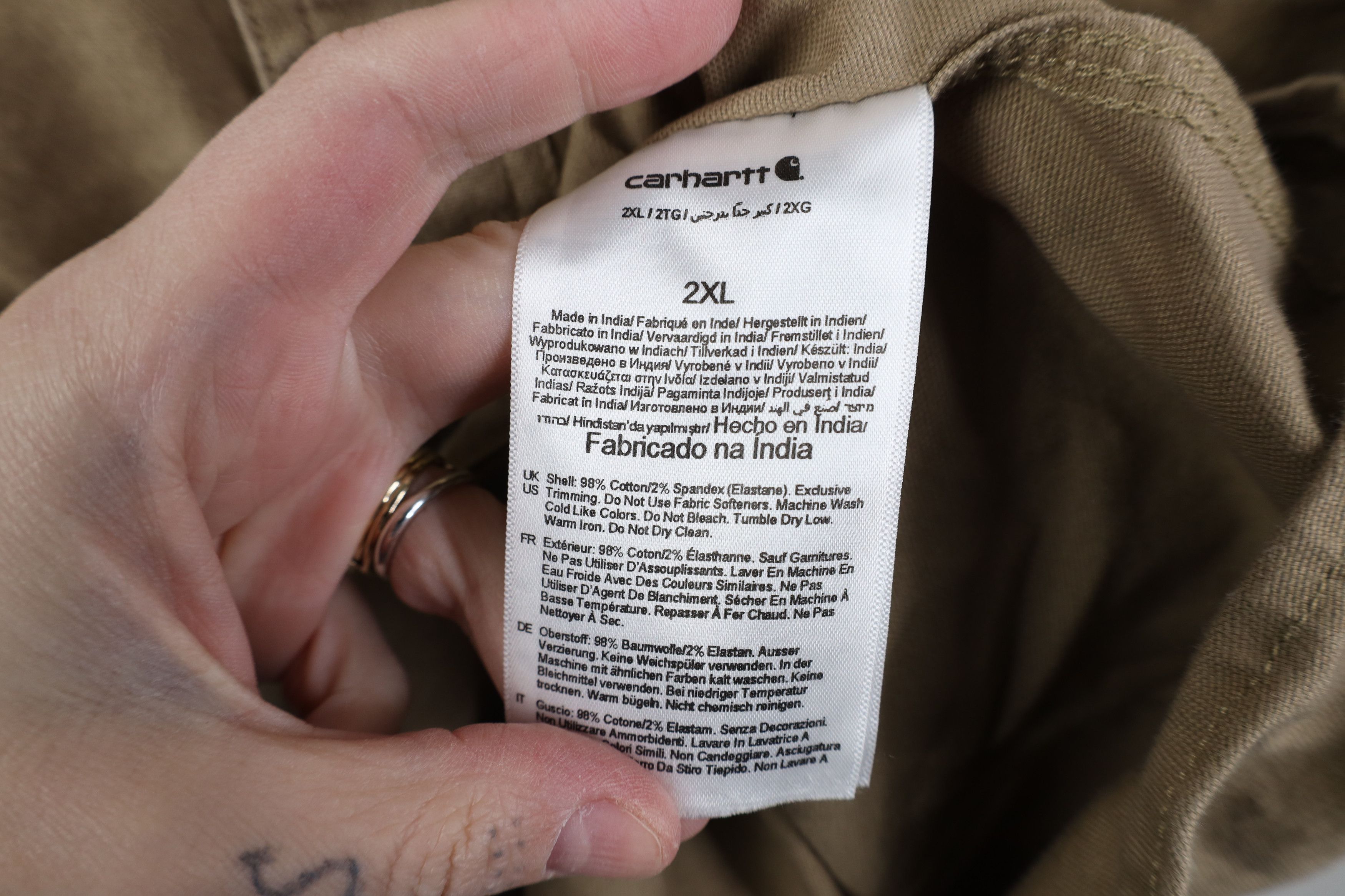 Carhartt Vintage Y2K Carhartt Heavyweight Short Sleeve Button Shirt Size US XXL / EU 58 / 5 - 9 Thumbnail