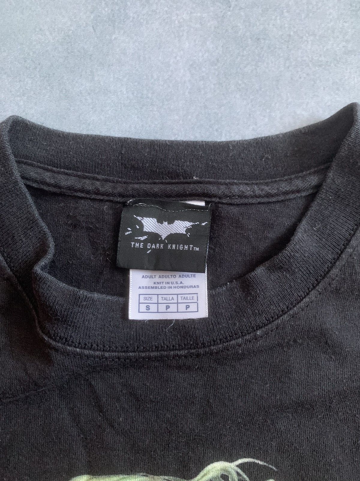DC Comics × Vintage The Dark Knight 2008 Heath Ledger Joker Movie Promo T-Shirt Size US S / EU 44-46 / 1 - 6 Thumbnail