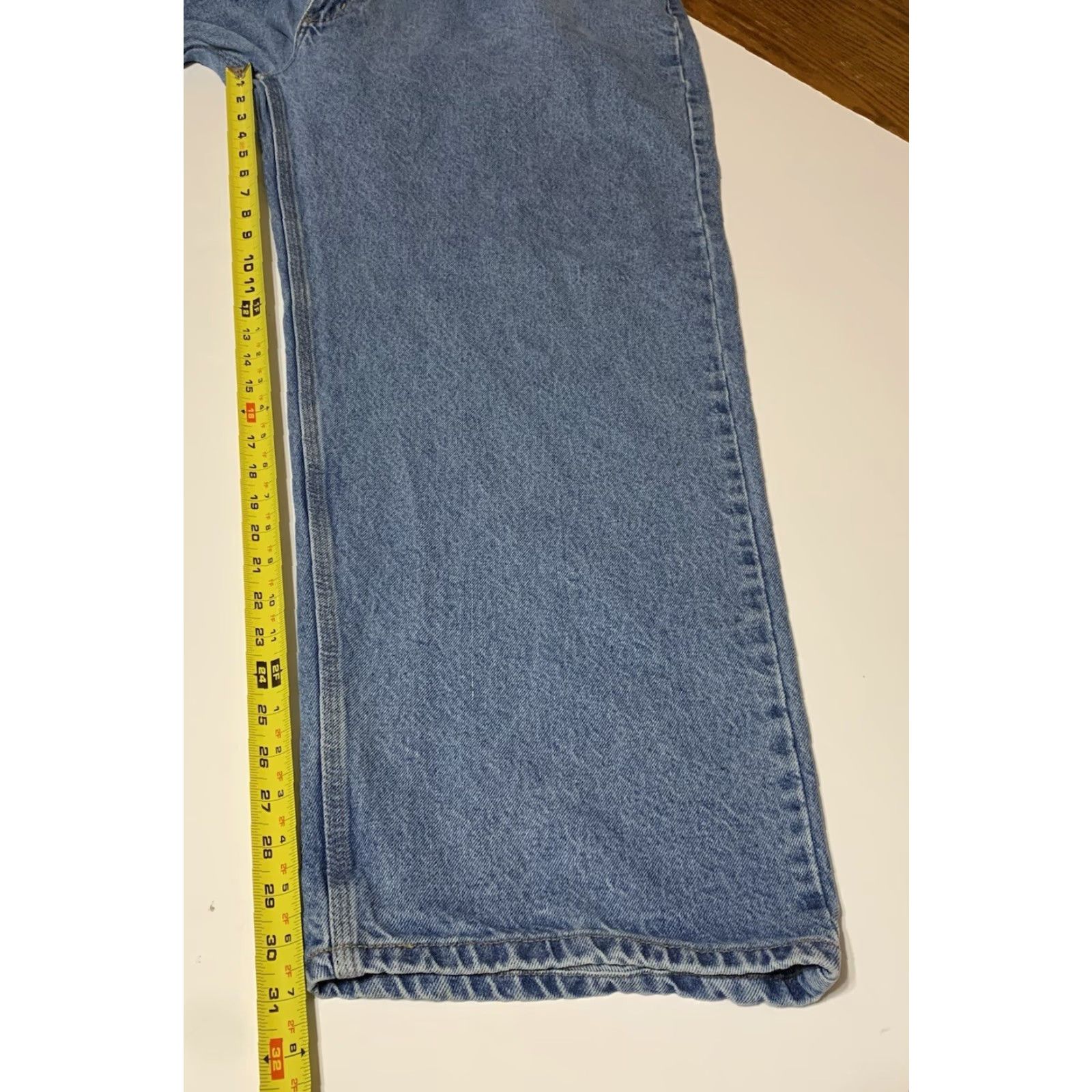 Carhartt VINTAGE Carhartt Jeans Mens 48x31 Relaxed Fit Work Blue 5-Pocket Denim Blue Mens Jeans Size US 32 / EU 48 - 5 Thumbnail