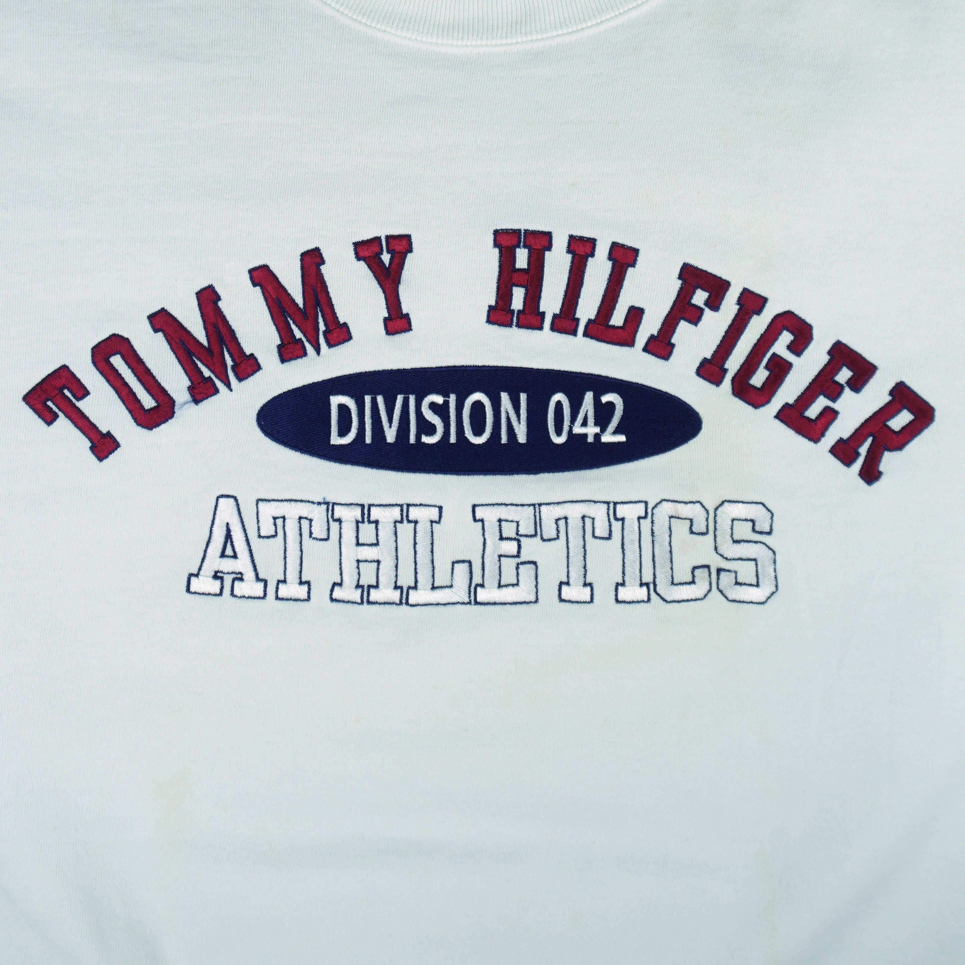 Tommy Hilfiger Division 042 Athletics Crew Neck Sweatshirt 1990s Size US L / EU 52-54 / 3 - 5 Thumbnail
