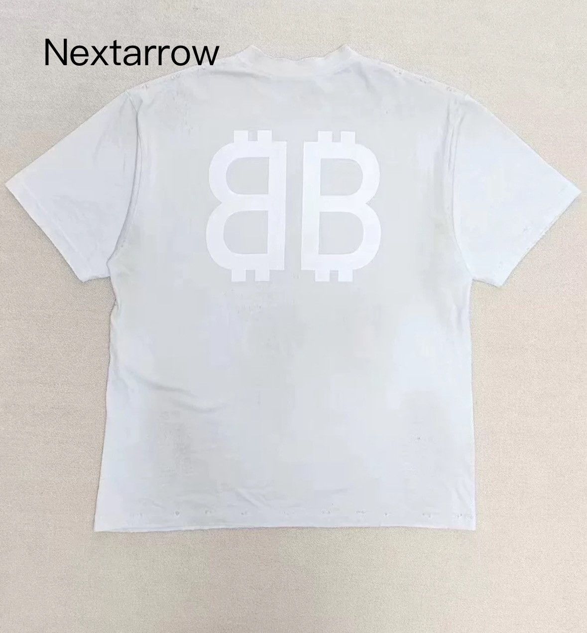 Balenciaga Balenciaga mud dyed Bitcoin short sleeved shirt Size US S / EU 44-46 / 1 - 2 Thumbnail