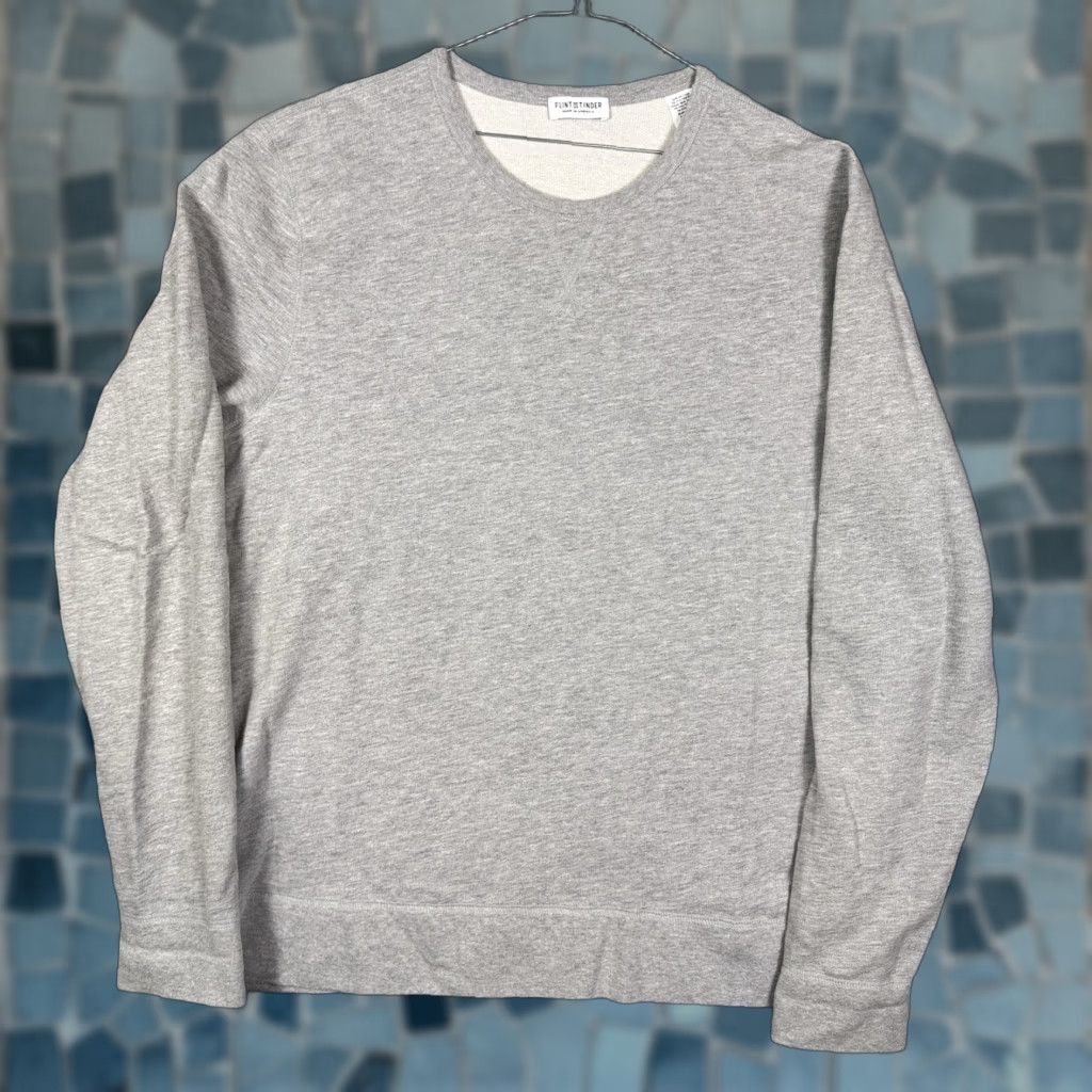 Flint And Tinder Flint & Tinder Sweatshirt Mens 2XL Crewneck Pullover Cotton Blend Gray USA Made Vintage Size US XXL / EU 58 / 5 - 1 Thumbnail