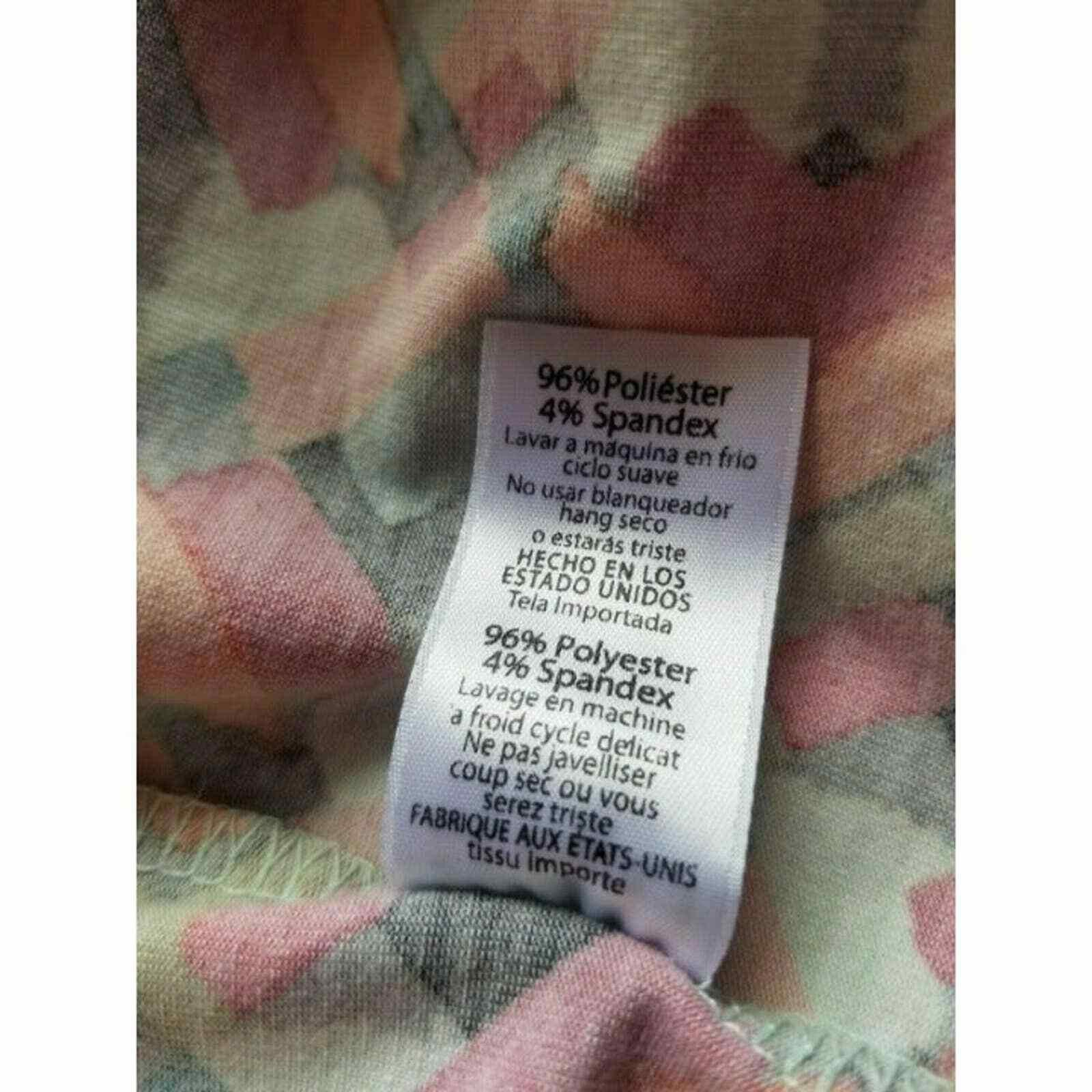 Other Lularoe Irma Tunic Sz XS Pink Orange Teal Stretch Knit Top G Size XS / US 0-2 / IT 36-38 - 5 Thumbnail