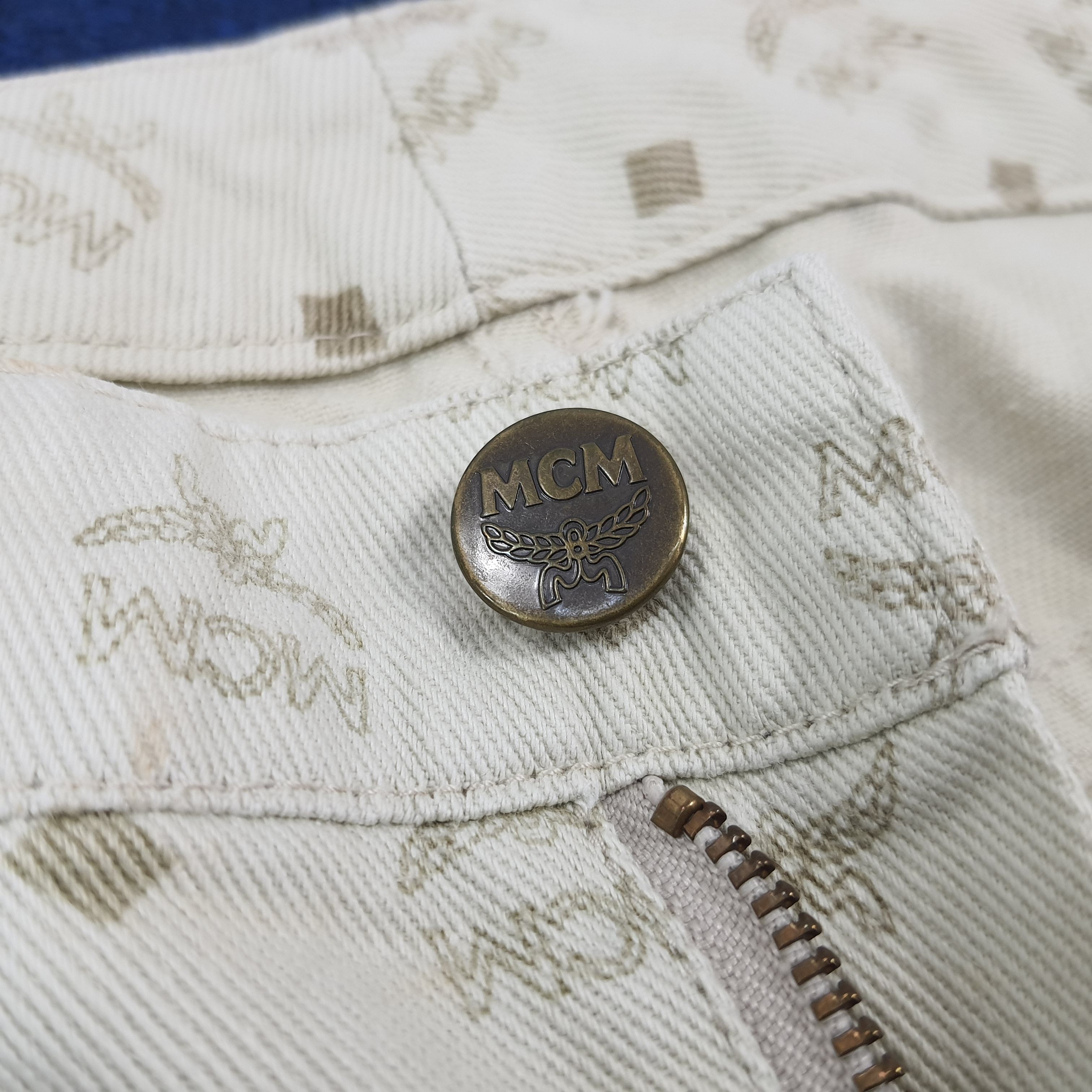 MCM × Vintage Vintage MCM Monogram Full Print Casual Pants Size US 29 - 6 Thumbnail