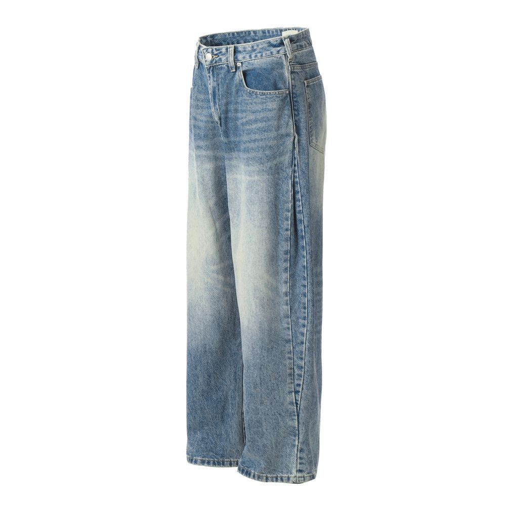 Japanese Brand × Jean Gradient washed distressed casual scimitar jeans y2k Size US 34 / EU 50 - 2 Thumbnail