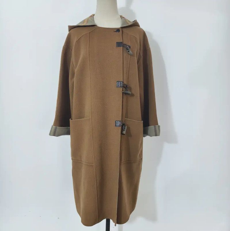 Burberry Burberry Winter Brown Wool Mid-Length Coat Size M / US 6-8 / IT 42-44 - 1 Thumbnail