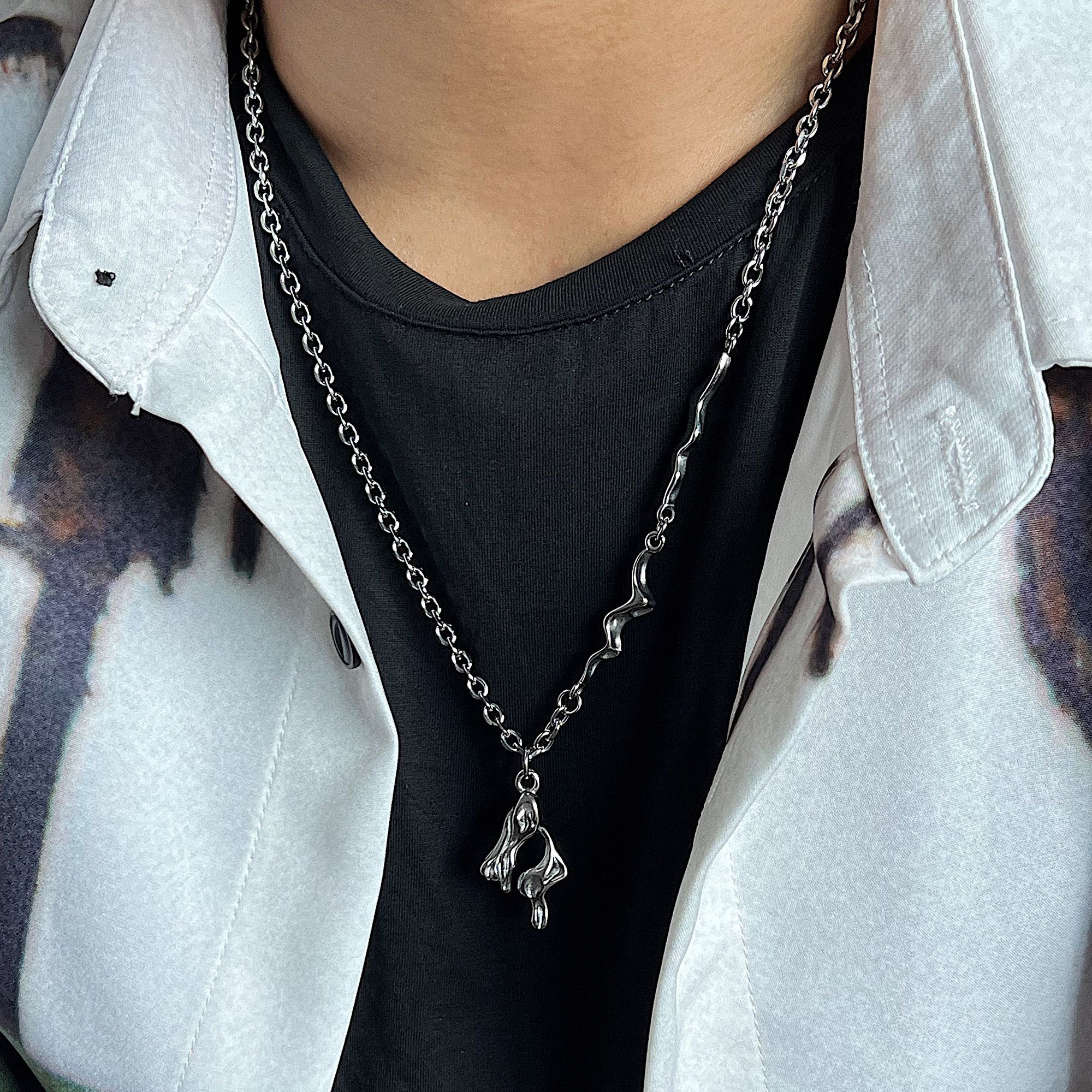 Other Punk STEAL! Y2K Chains Necklace Chain Size ONE SIZE - 2 Thumbnail