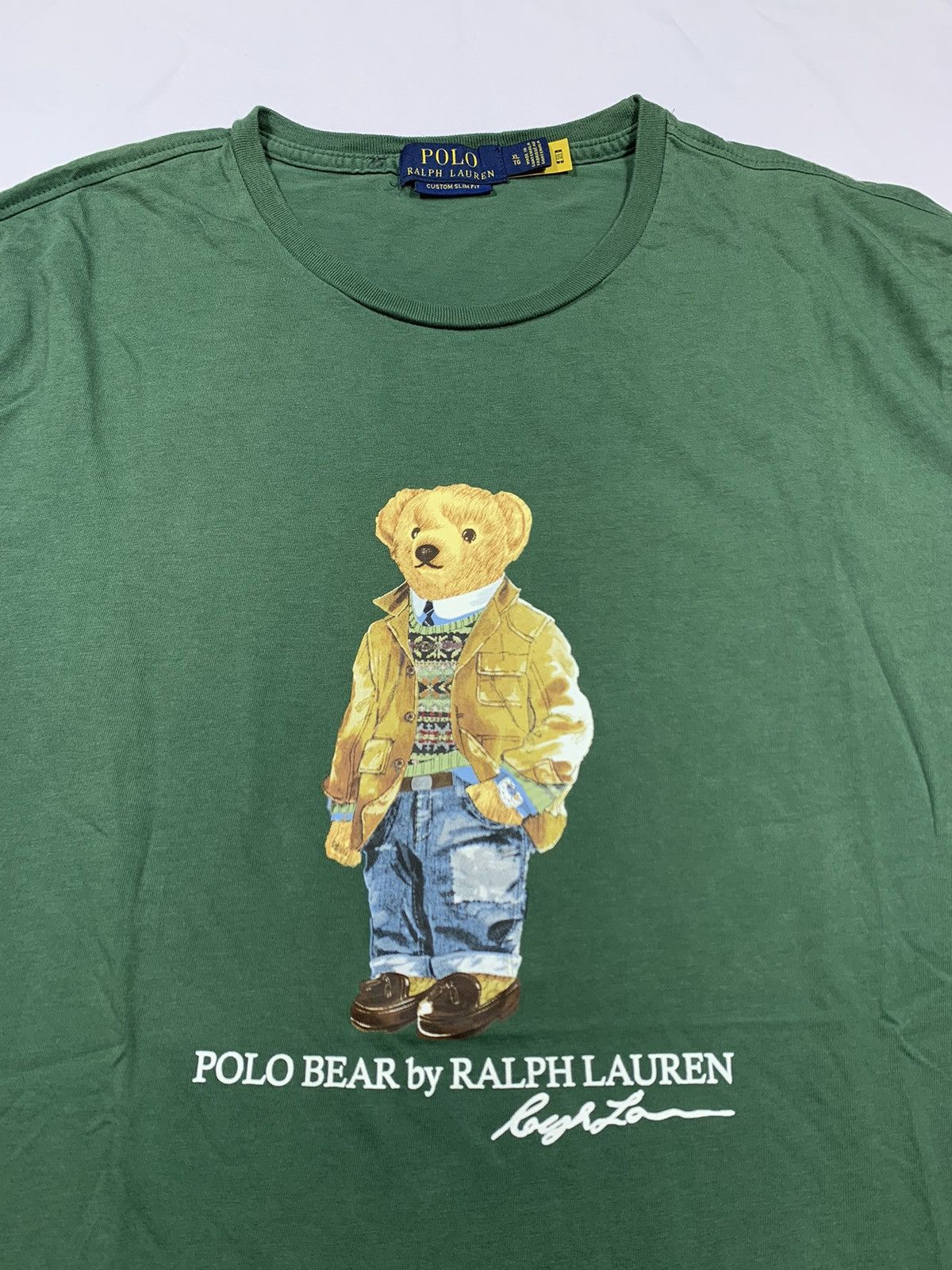 Polo Ralph Lauren Polo Ralph Lauren Bear Shirt Size US XL / EU 56 / 4 - 3 Thumbnail