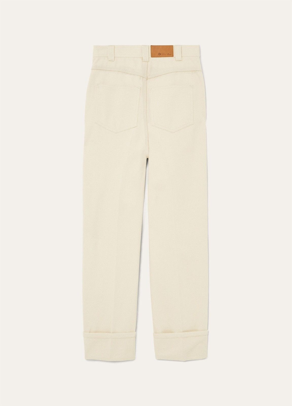 Loro Piana o1srvl11e0526 FAP2848 Garey Jeans in Beige Size 26" / US 2 / IT 38 - 7 Thumbnail