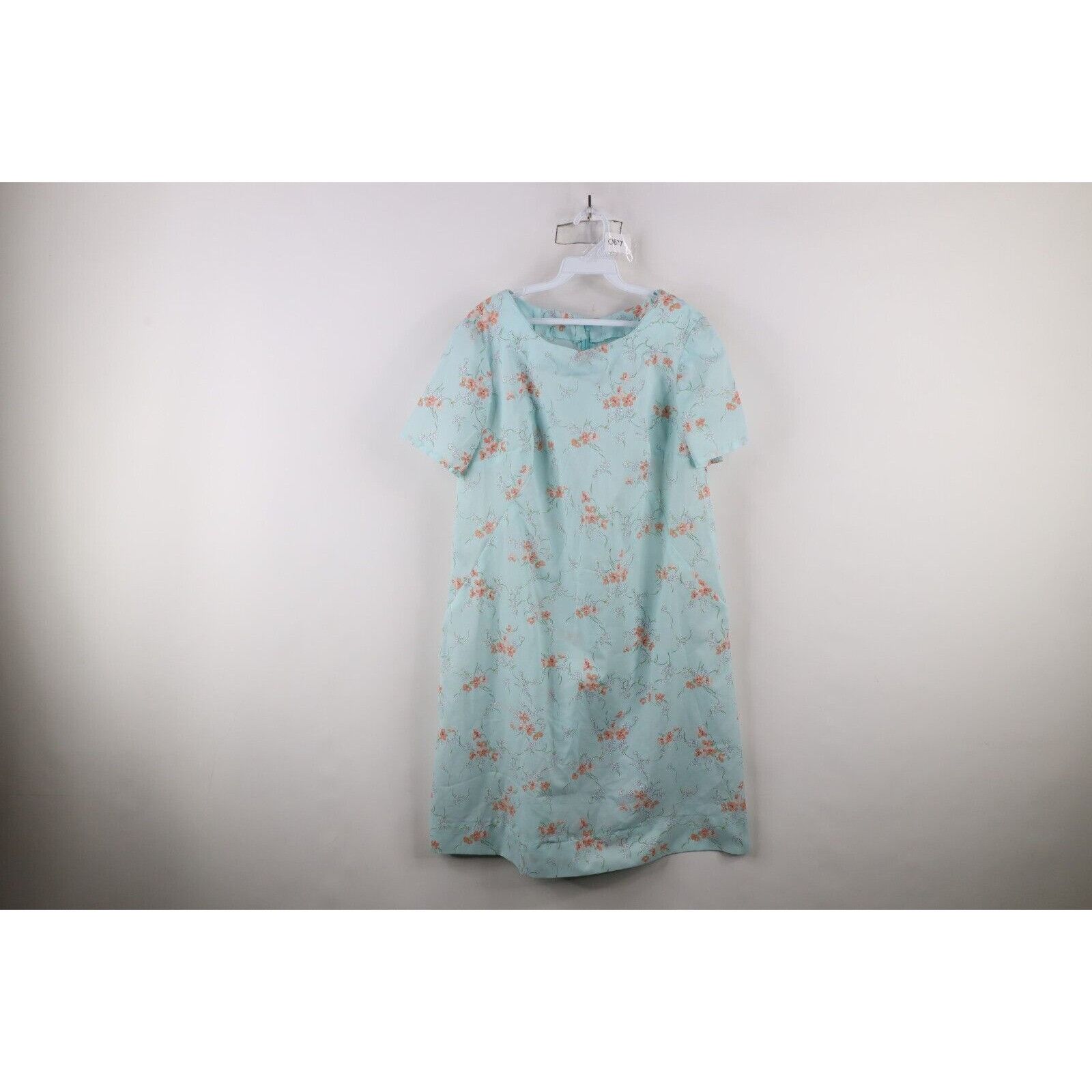 Vintage Vintage 70s Mid Century Modern MCM Flower Muu Muu Dress Size L / US 10 / IT 46 - 1 Thumbnail