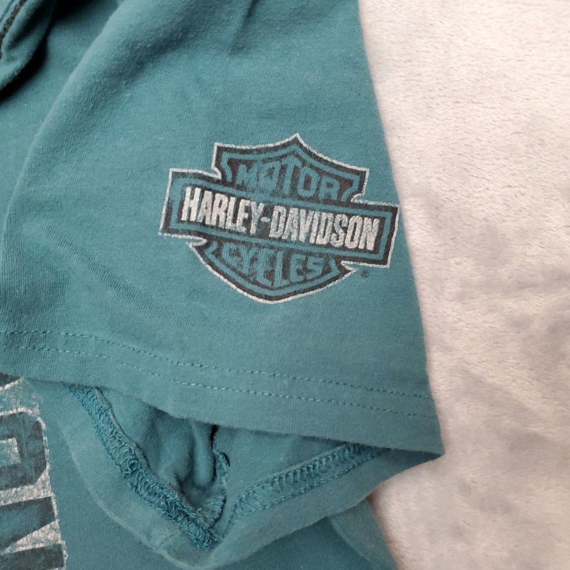 Harley Davidson VINTAGE Harley-Davidson Shirt Men L Green MT Rainier Seattle Washington Motorcycles Bike Size US L / EU 52-54 / 3 - 4 Thumbnail