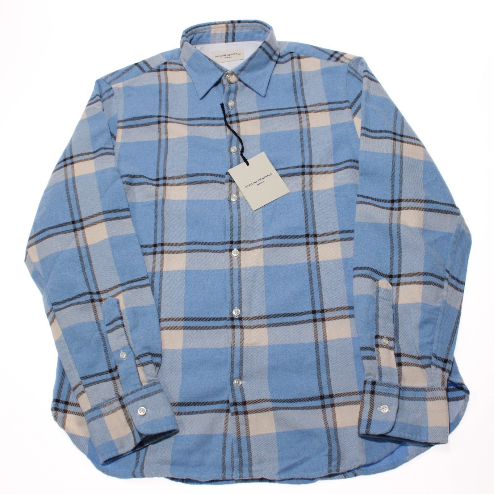 Officine Generale Officine Generale New with tags Shirt Size M US In Blue Size US M / EU 48-50 / 2 - 3 Thumbnail