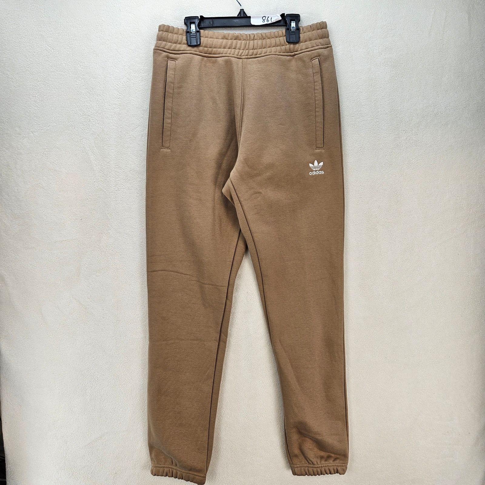 Adidas ADIDAS ORIGINALS MEN'S SMALL KHAKI SWEATPANTS JW3614 NWT Size US 28 / EU 44 - 1 Thumbnail