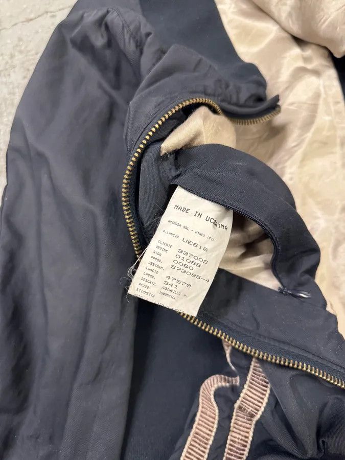 Designer × Emporio Armani × Vintage 2000s Emporio Armani Navy Multi Zips Racing Jacket Size US S / EU 44-46 / 1 - 5 Thumbnail