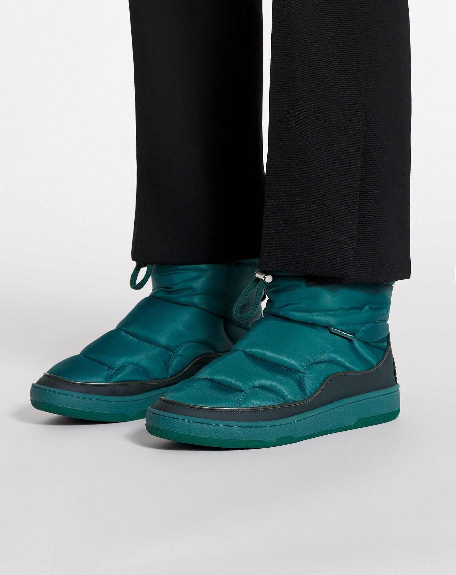 Lanvin o1y0125 Ankle Boots in Deep Teal/Black Size US 9 / EU 42 - 6 Thumbnail