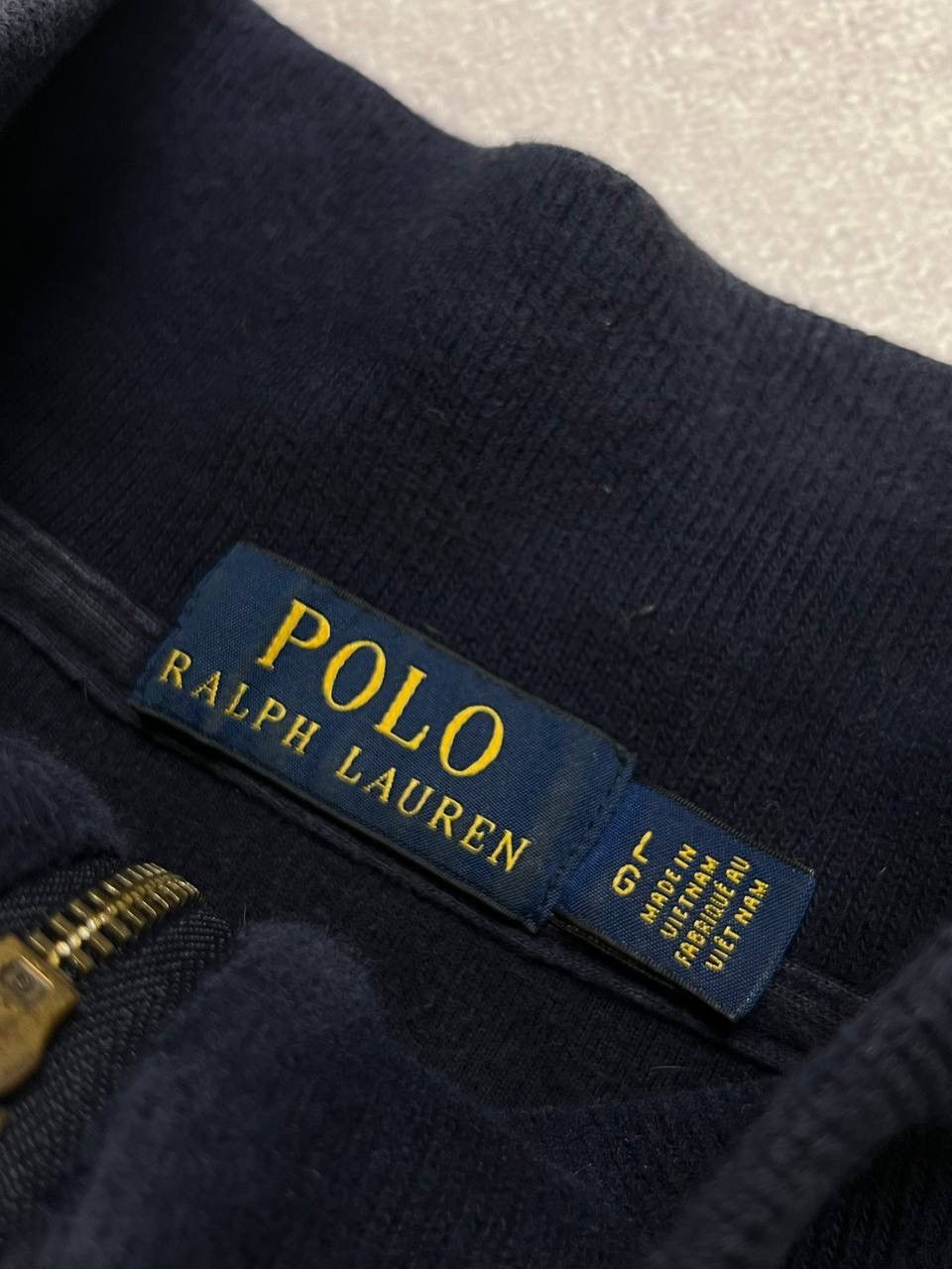 Polo Ralph Lauren Vintage Polo Ralph Lauren Quarter Zip Sweater L Size US L / EU 52-54 / 3 - 3 Thumbnail