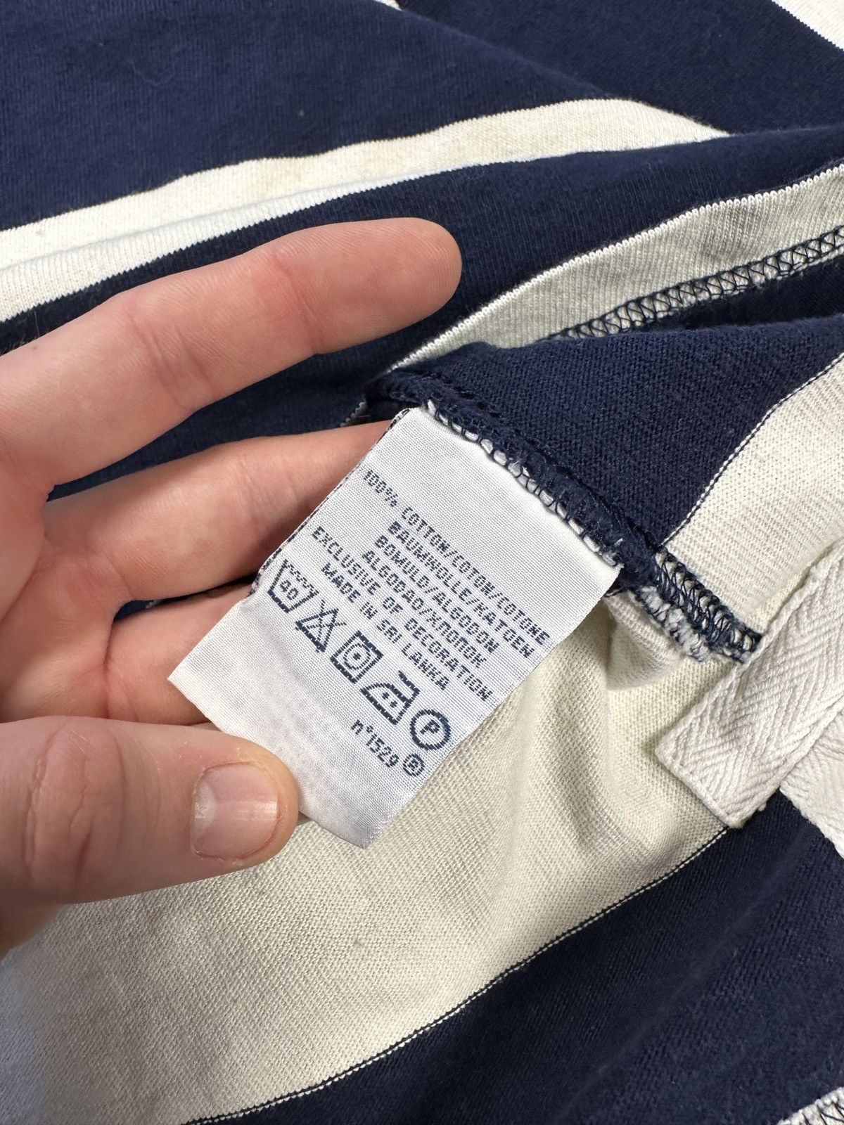 Polo Ralph Lauren × Vintage Vintage Polo Ralph Lauren Rugbys Long Polos Streetwear Rare Size US XL / EU 56 / 4 - 4 Thumbnail