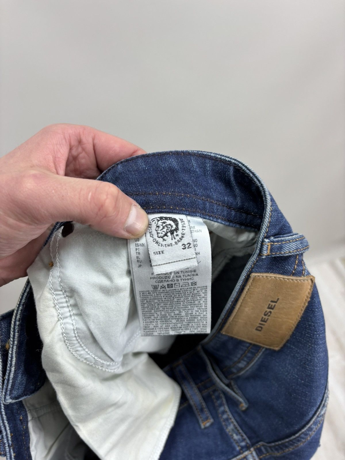Diesel Mens jeans Diesel Size 32 Color Blue Size US 32 / EU 48 - 9 Thumbnail
