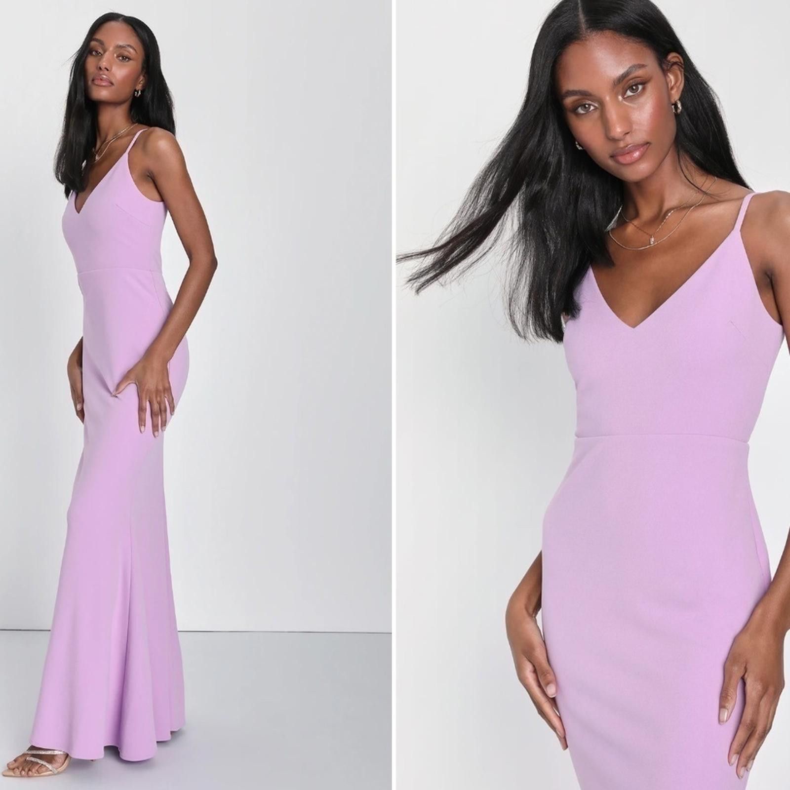 Lulus LULU's Prom Wedding Bridesmaid Classic Mermaid Maxi Size S / US 4 / IT 40 - 1 Thumbnail