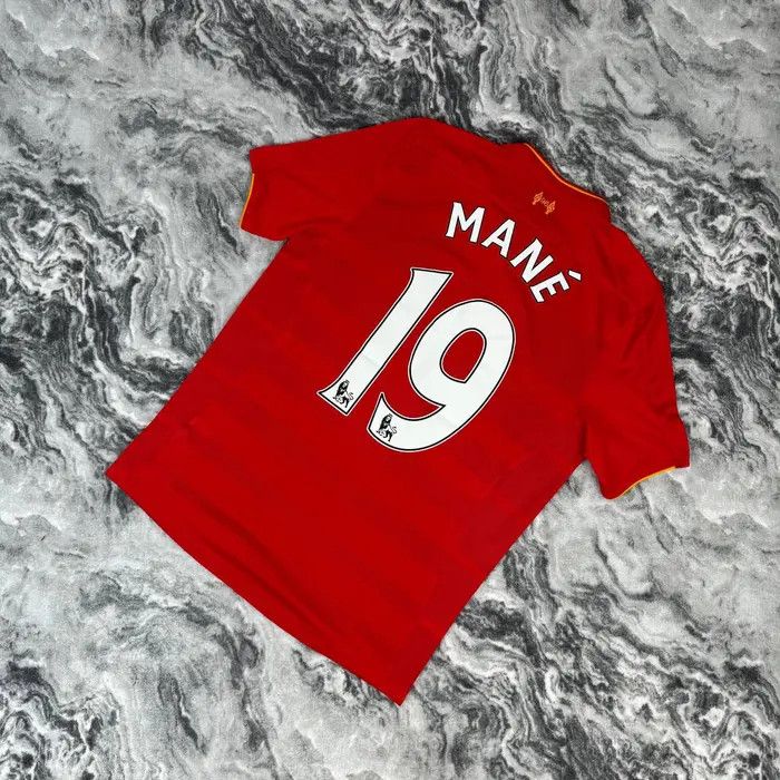 New Balance Liverpool 2016 2017 Mane #19 Home Shirt Soccer Jersey Size US M / EU 48-50 / 2 - 13 Thumbnail